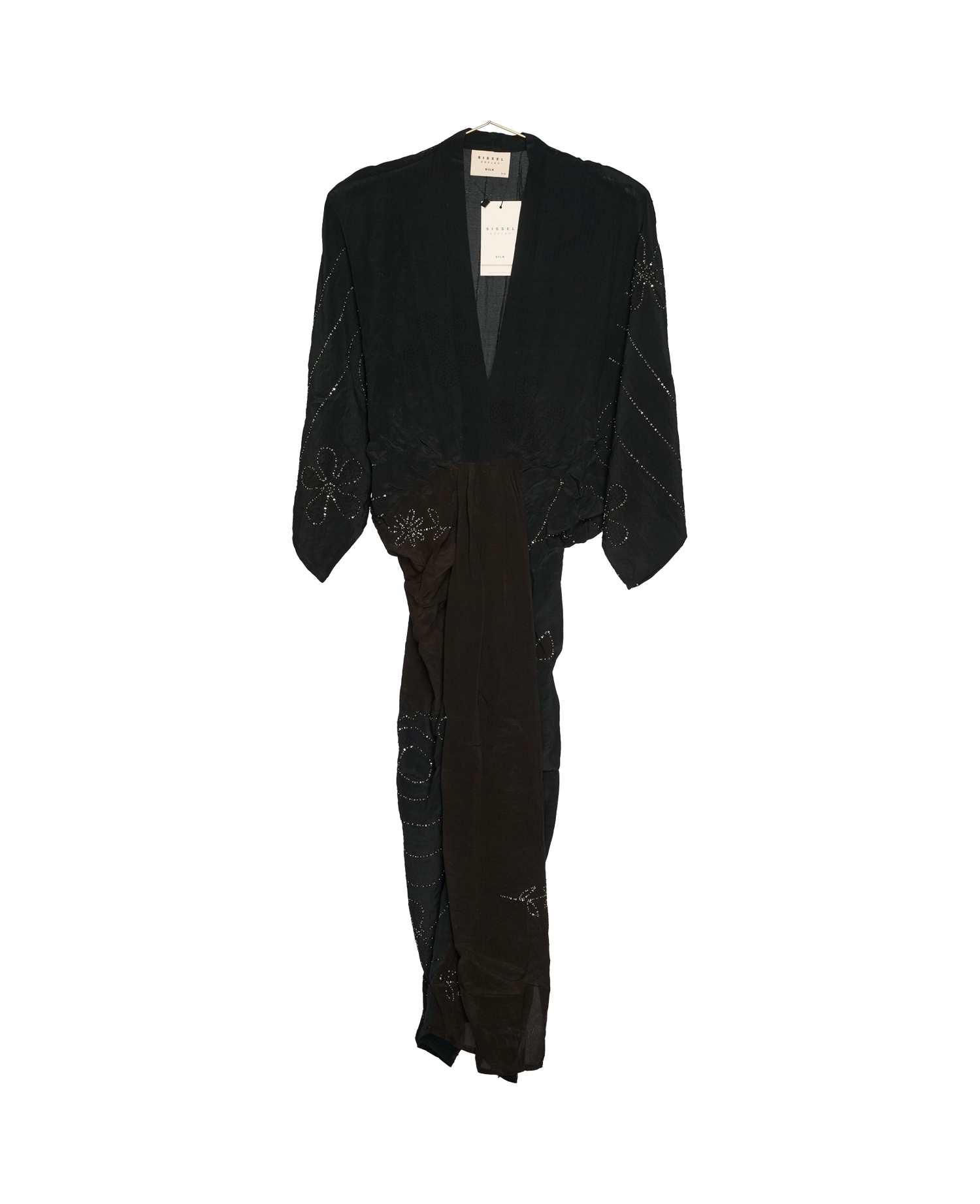 Juno SILK Dress Sparkling Black - No. 101