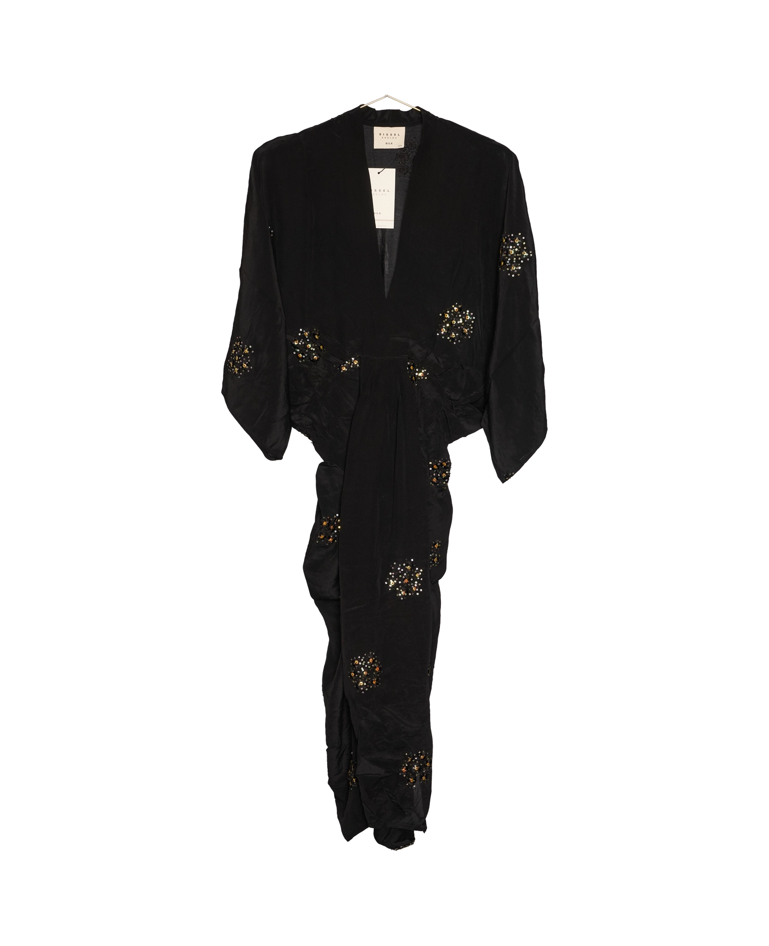 Juno SILK Dress Sparkling Black - No. 103