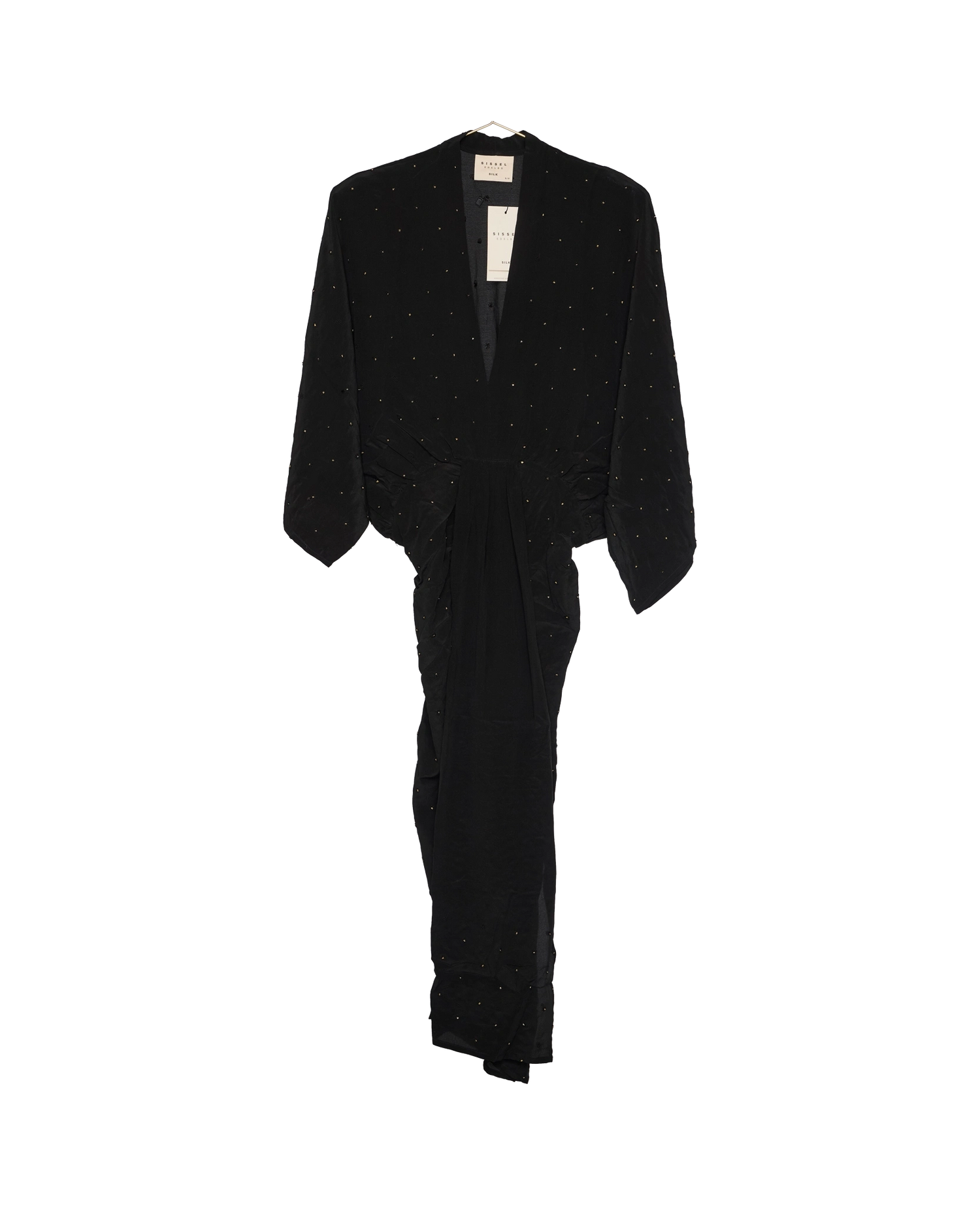 Juno SILK Dress Sparkling Black - No. 109