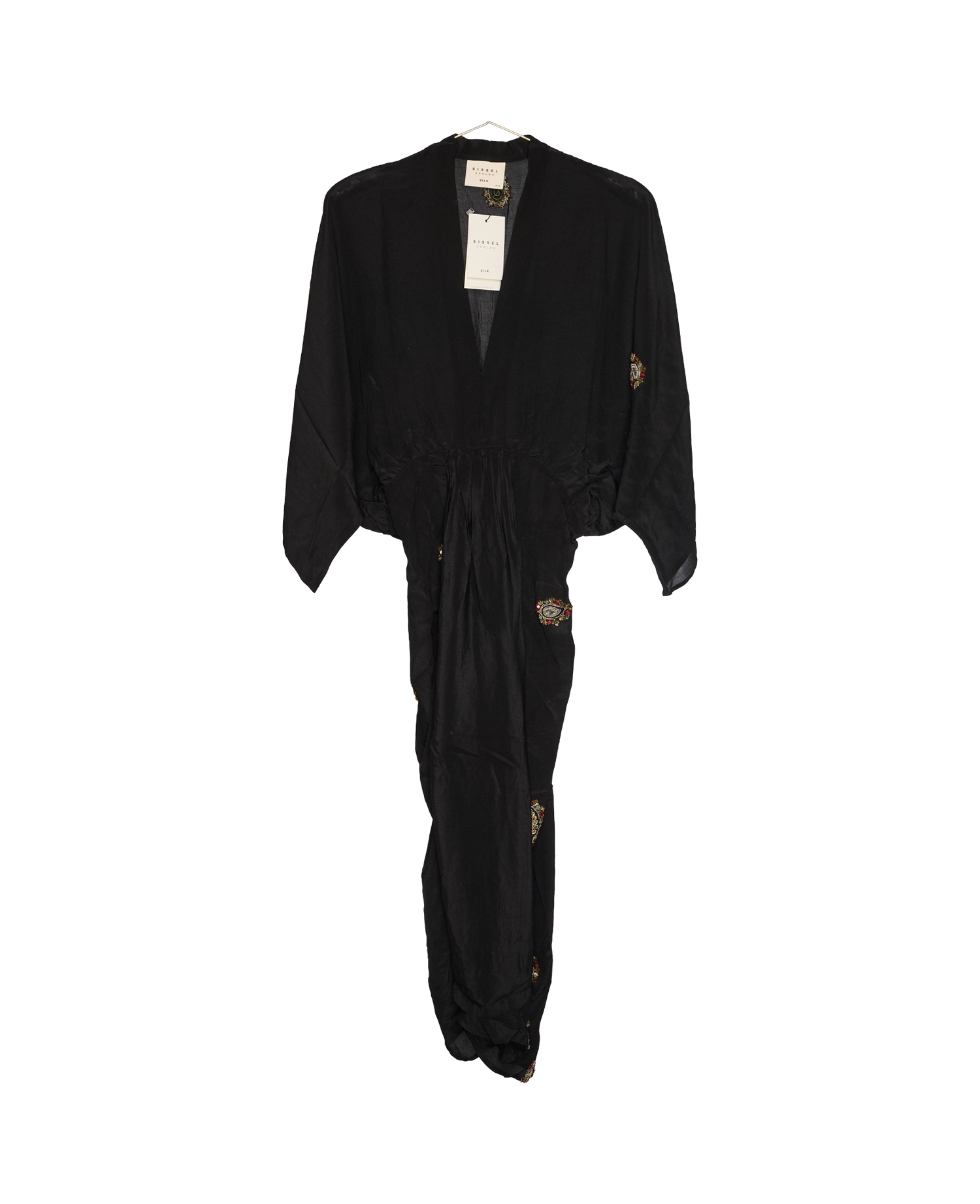 Juno SILK Dress Sparkling Black - No. 114