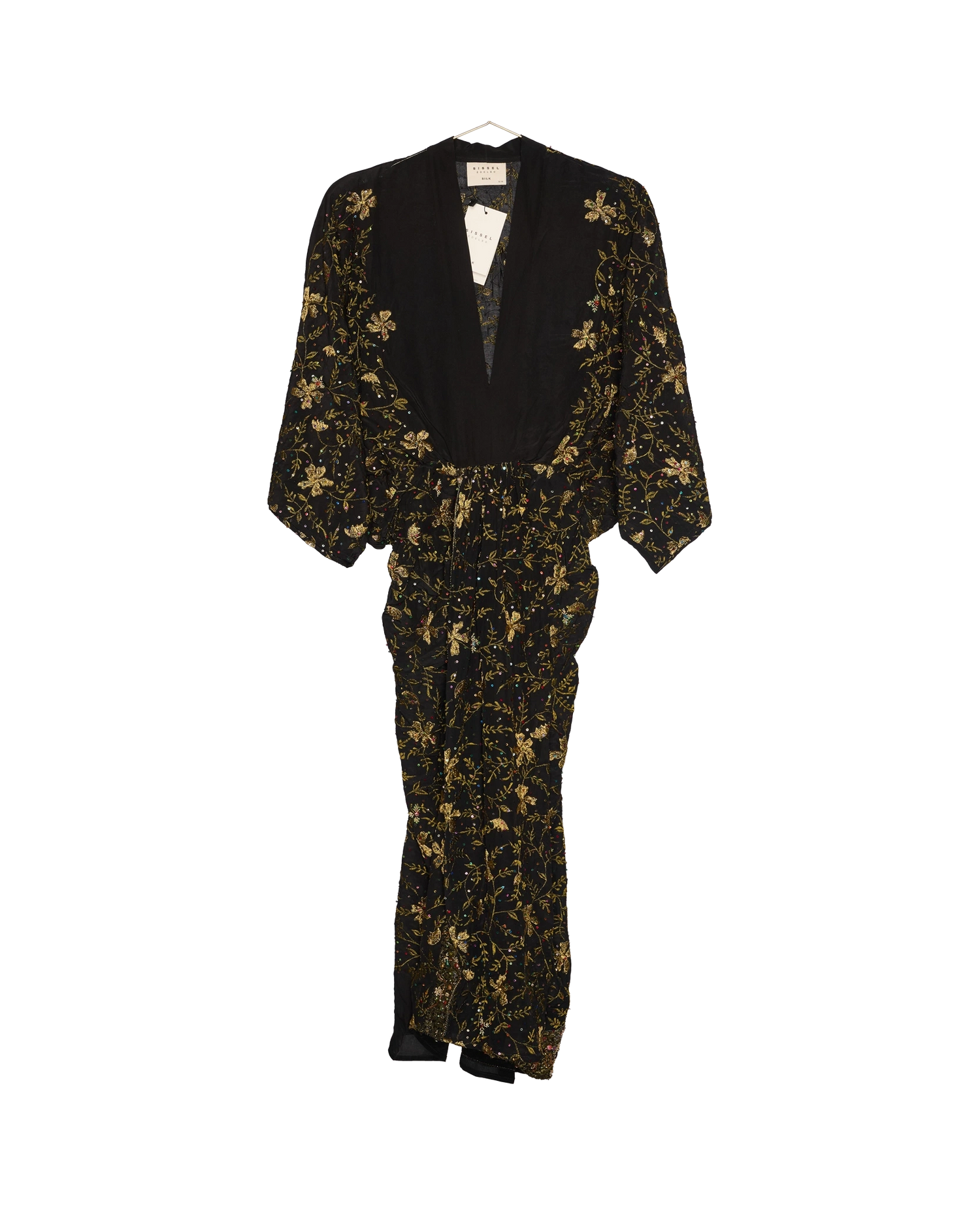 Juno SILK Dress Sparkling Black - No. 116