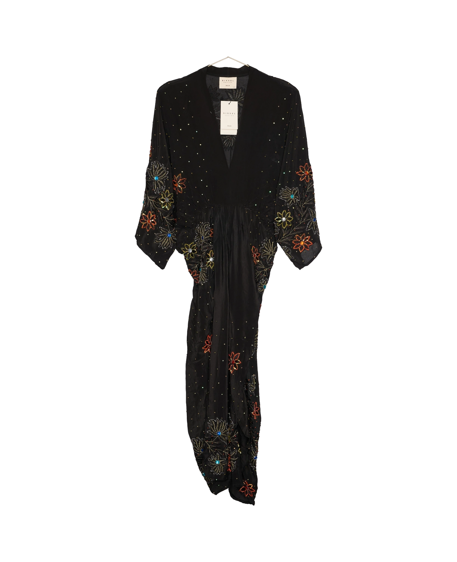 Juno SILK Dress Sparkling Black - No. 117