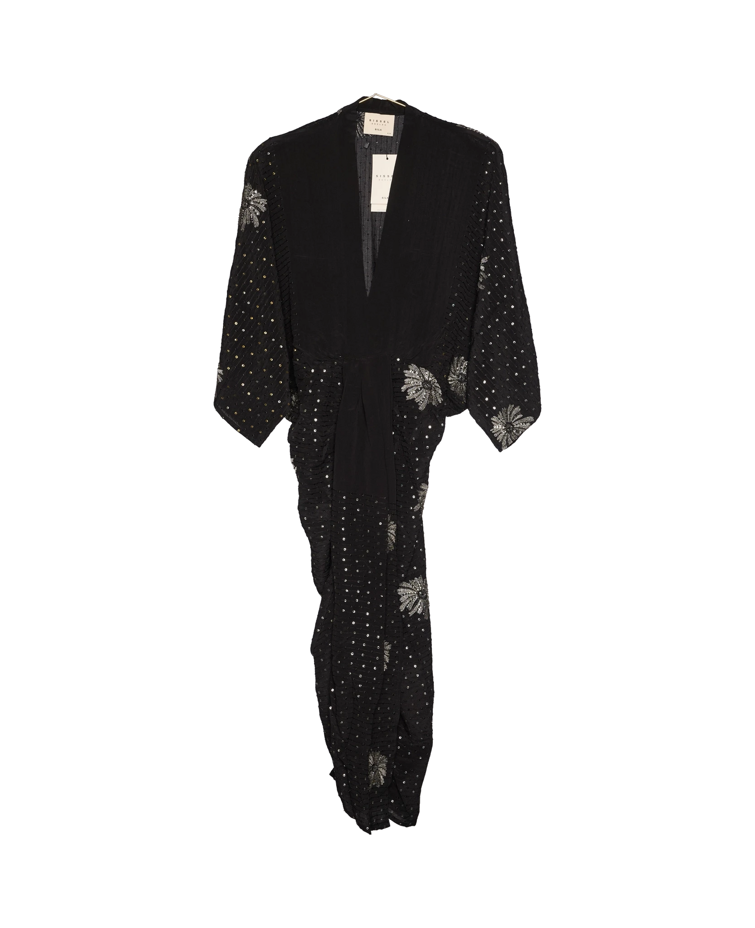 Juno SILK Dress Sparkling Black - No. 118
