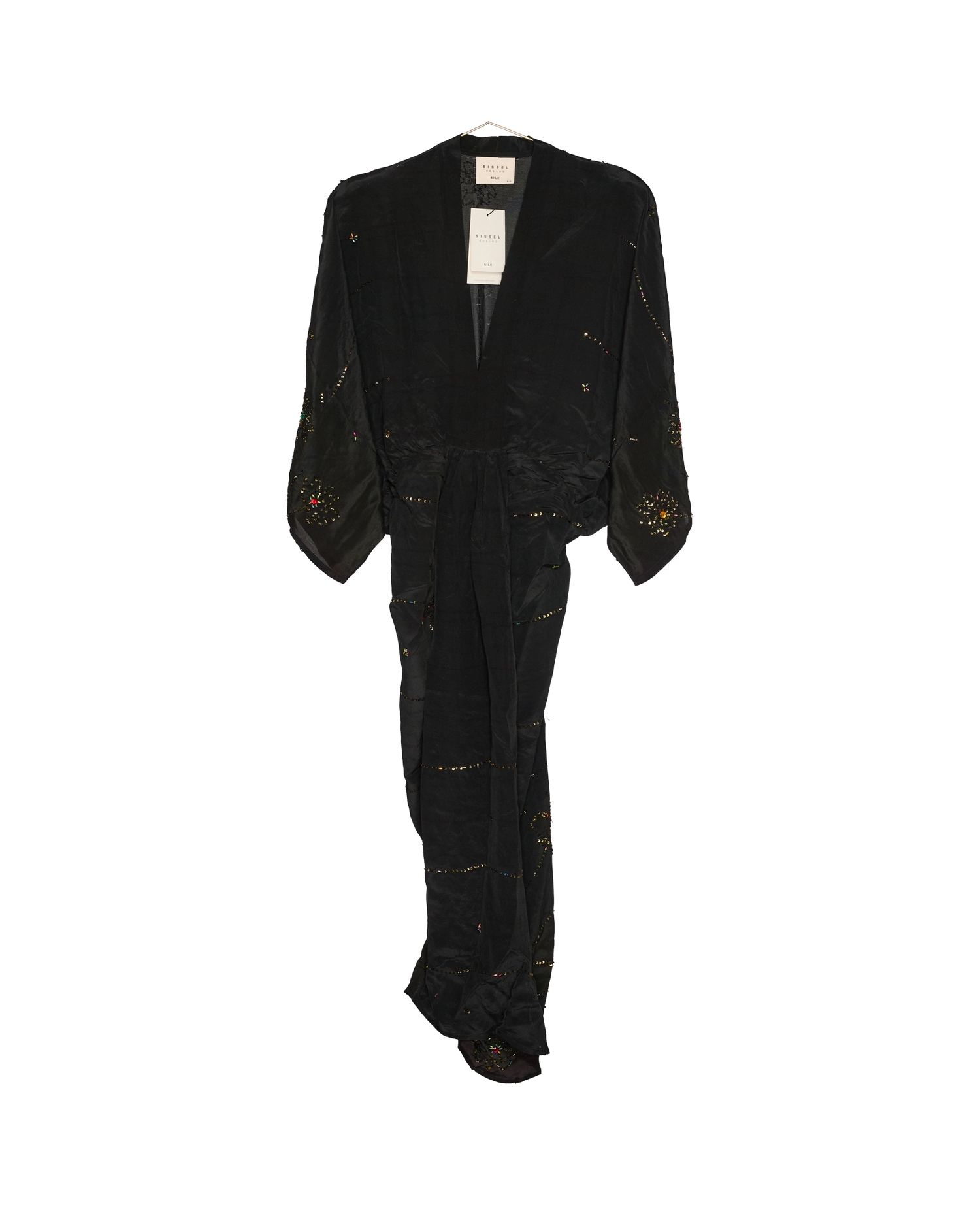 Juno SILK Dress Sparkling Black - No. 119