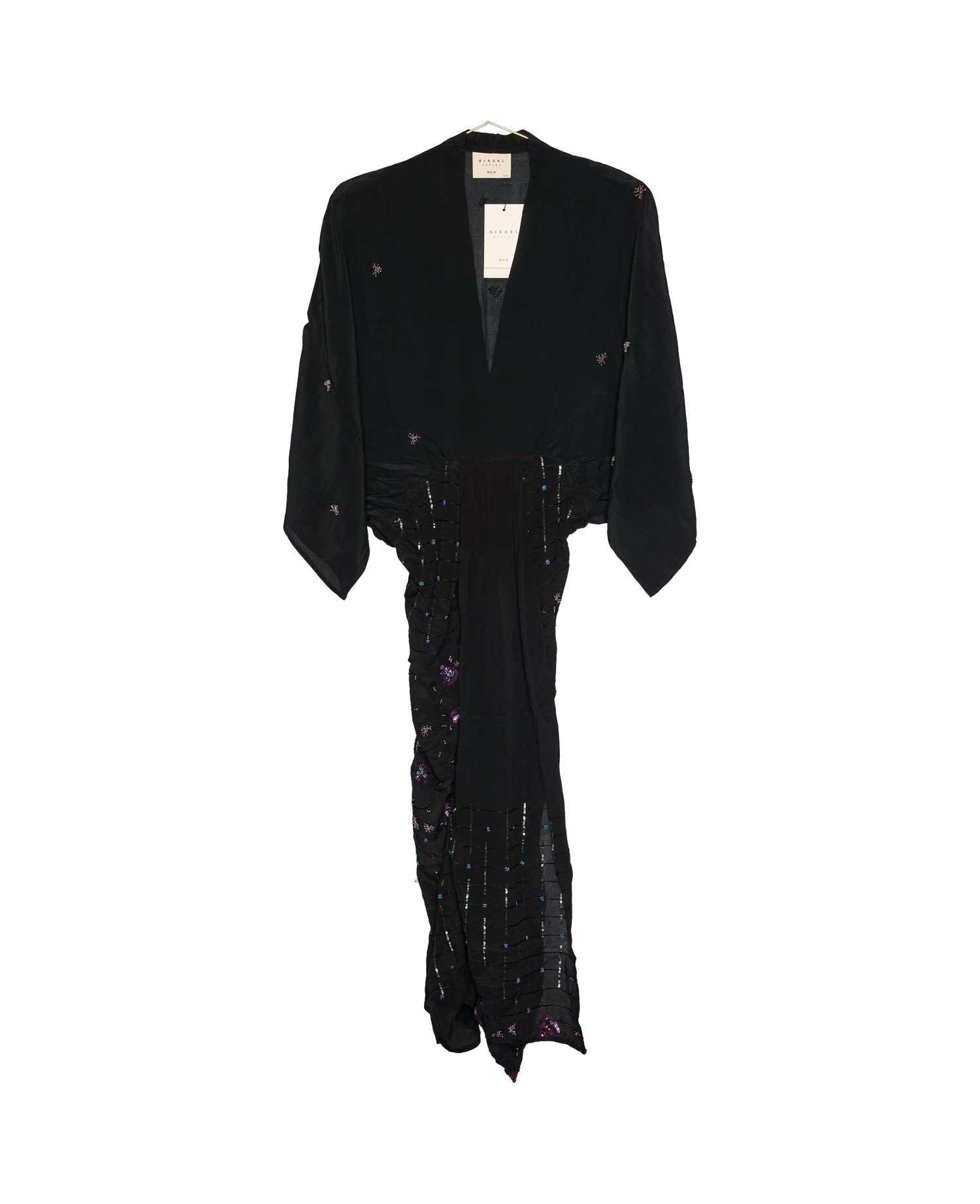 Juno SILK Dress Sparkling Black - No. 120