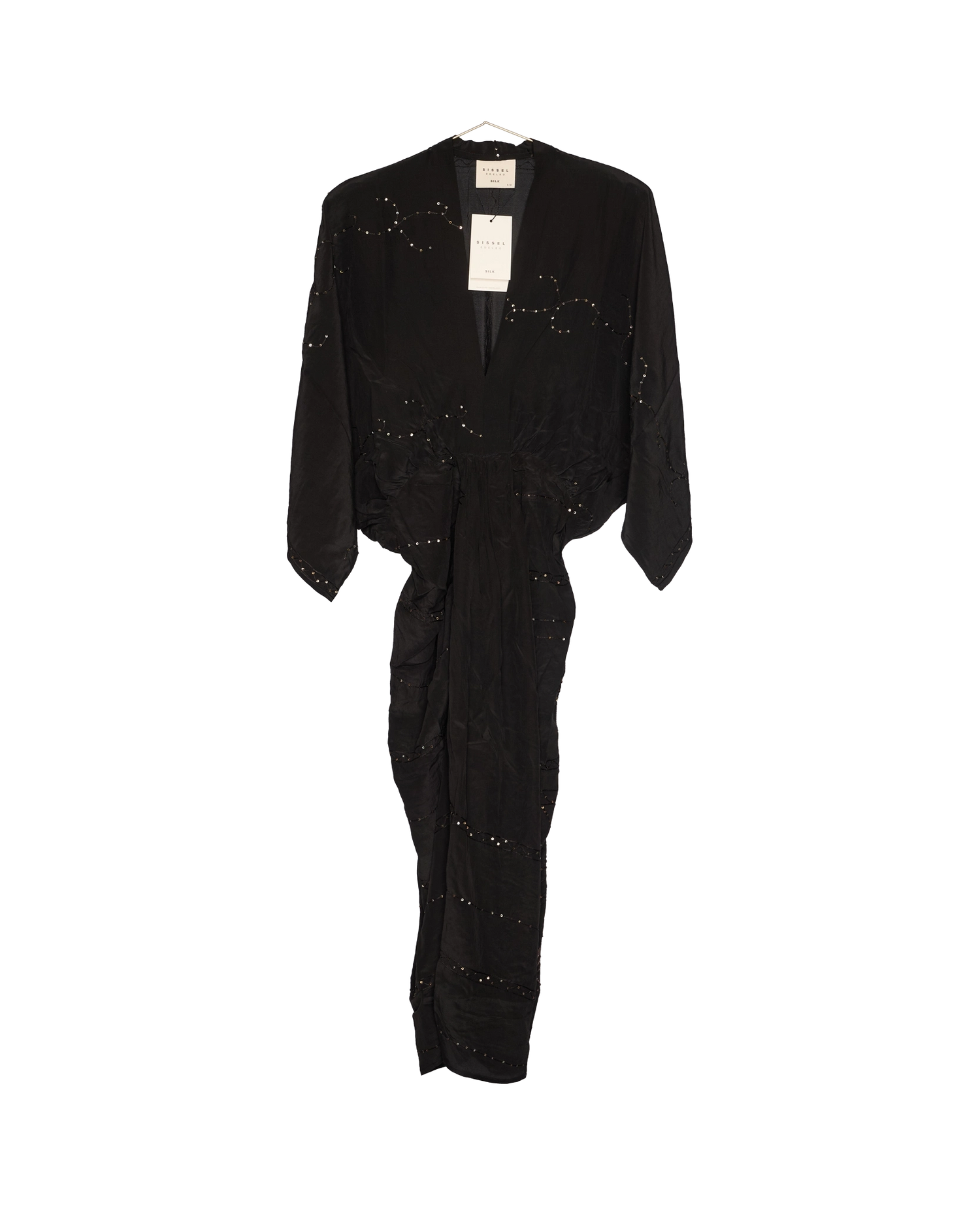 Juno SILK Dress Sparkling Black - No. 123