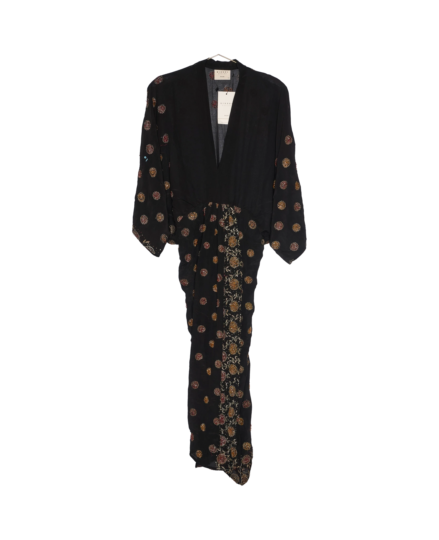 Juno SILK Dress Sparkling Black - No. 157