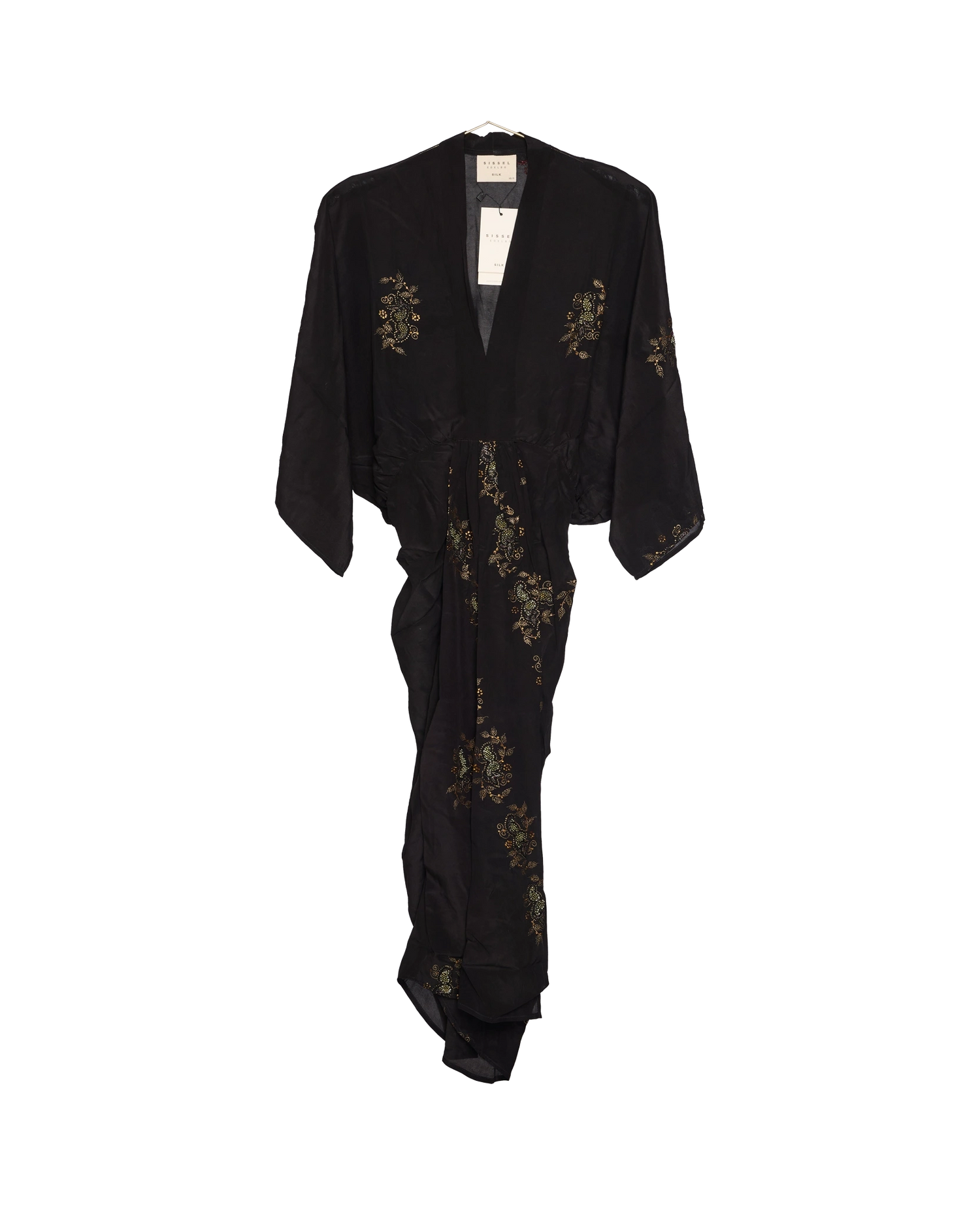 Juno SILK Dress Sparkling Black - No. 17