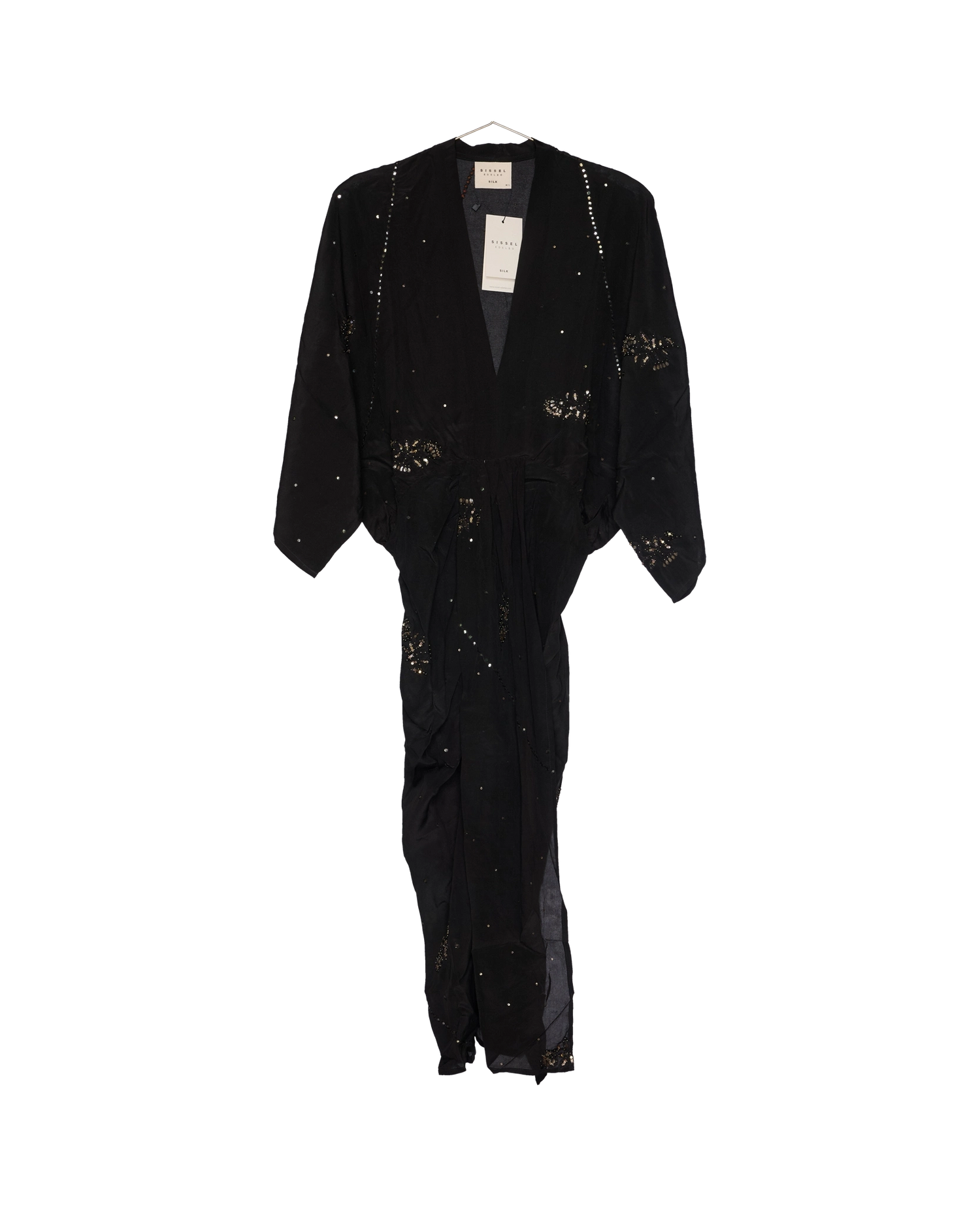 Juno SILK Dress Sparkling Black - No. 170