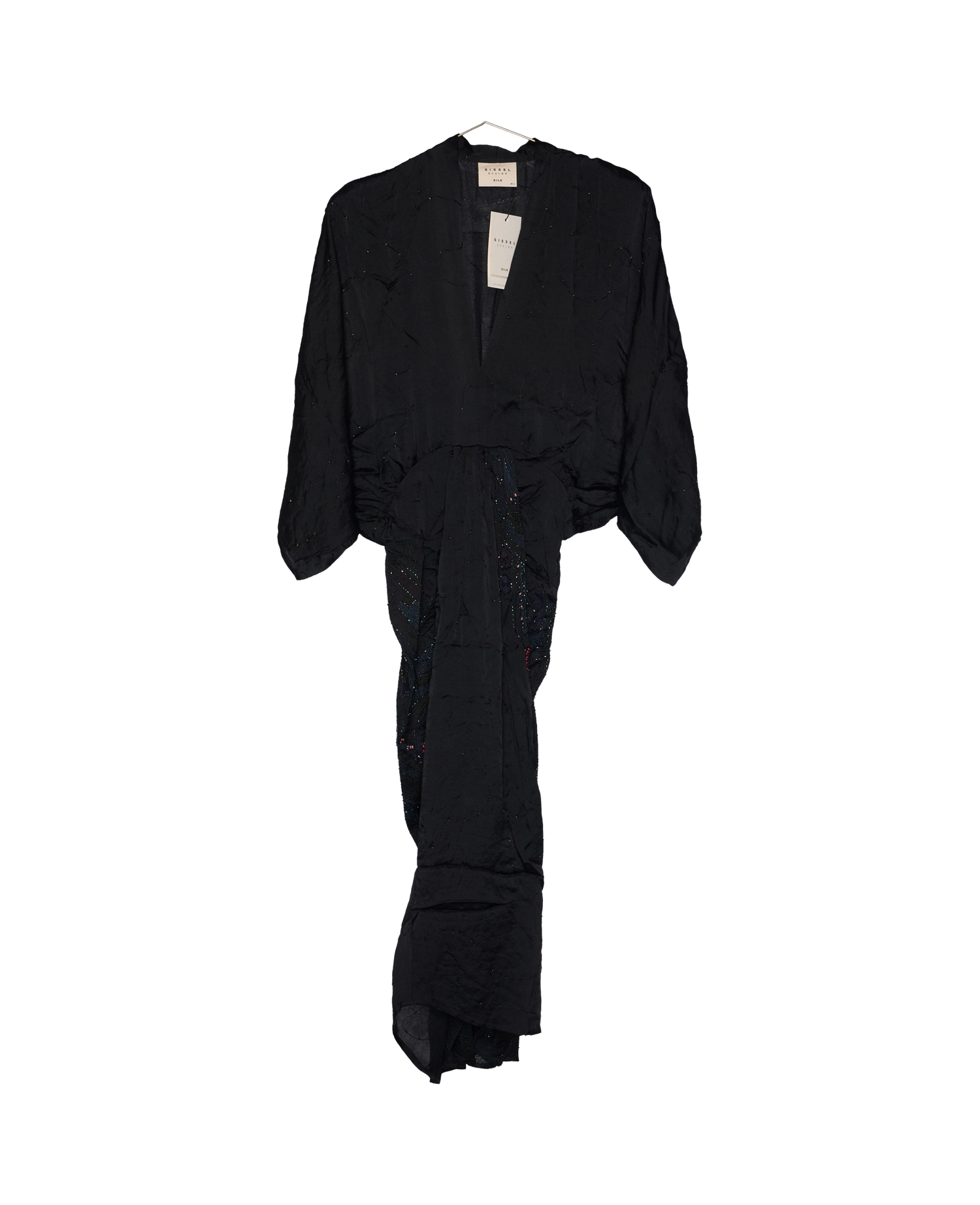 Juno SILK Dress Sparkling Black - No. 171