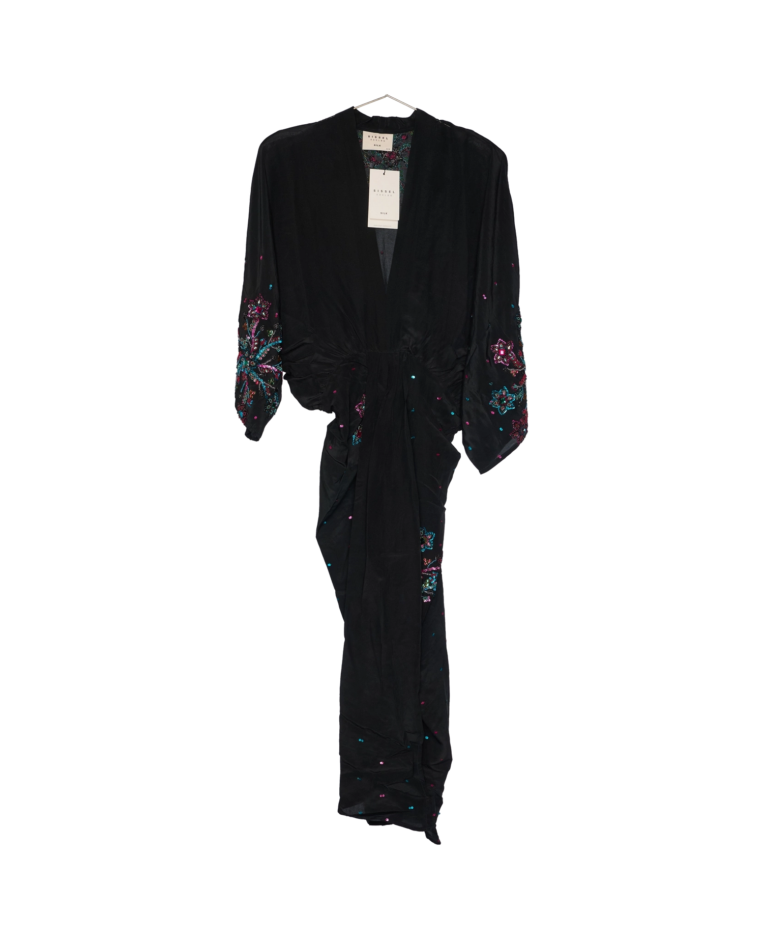 Juno SILK Dress Sparkling Black - No. 172