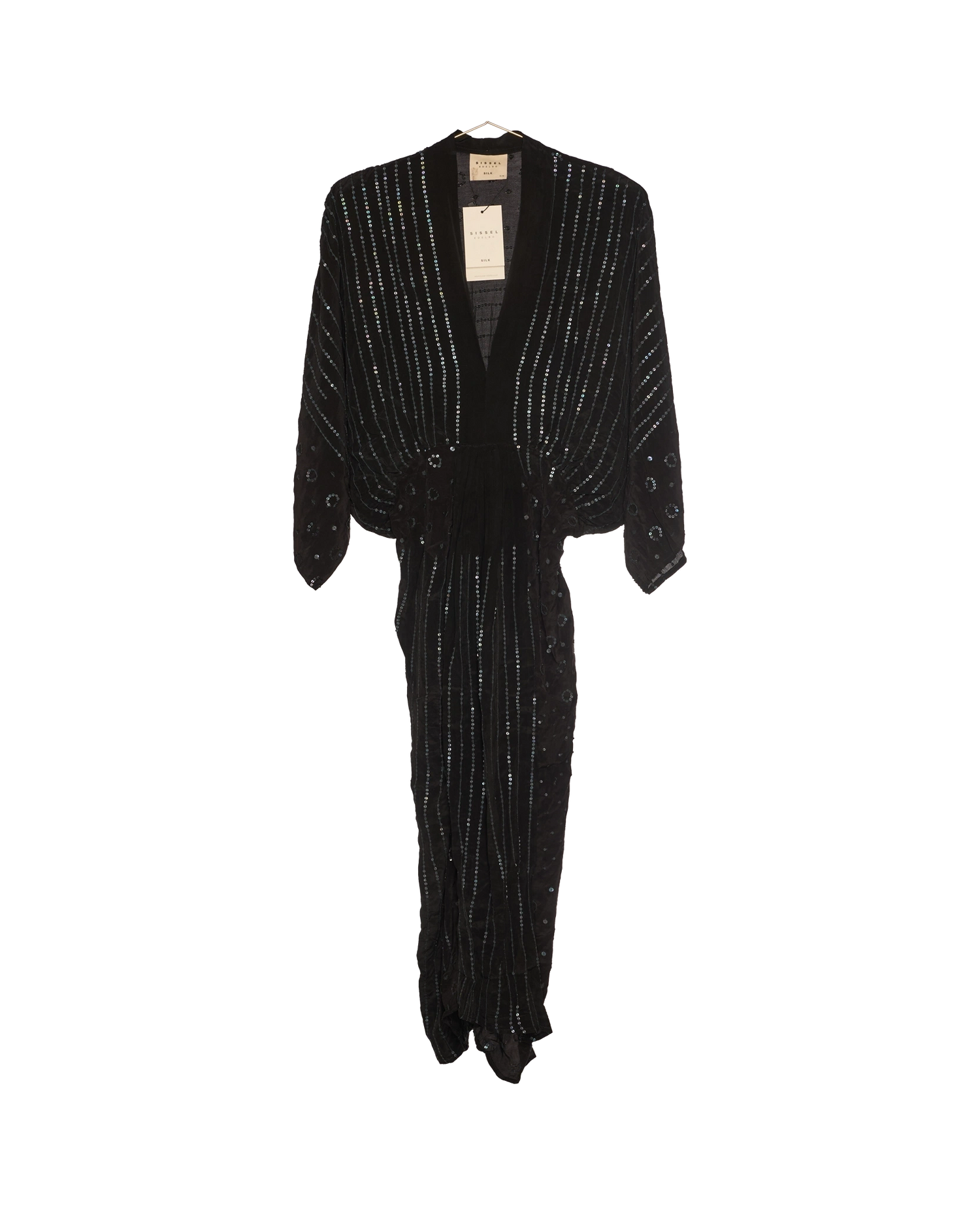 Juno SILK Dress Sparkling Black - No. 187