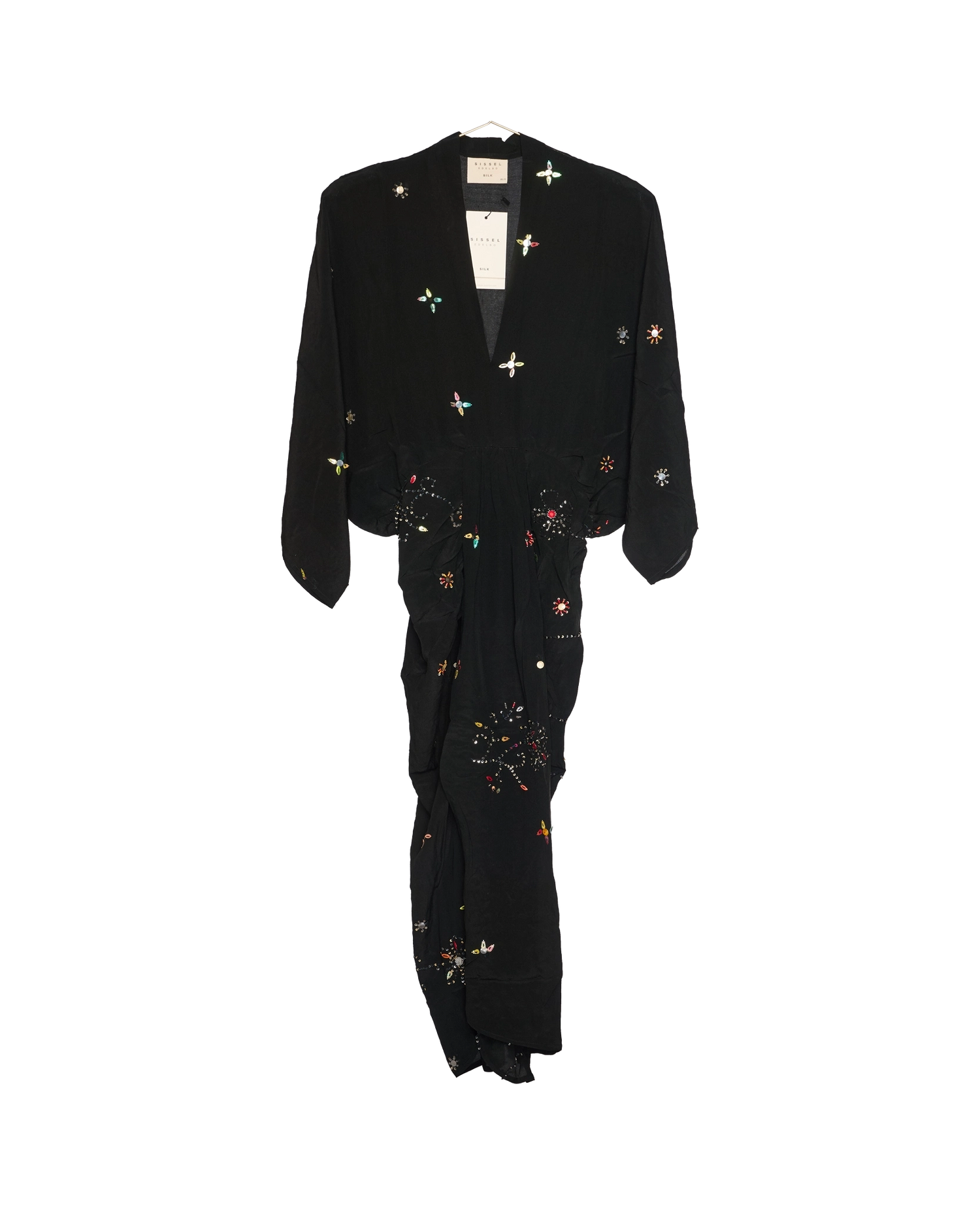 Juno SILK Dress Sparkling Black - No. 2