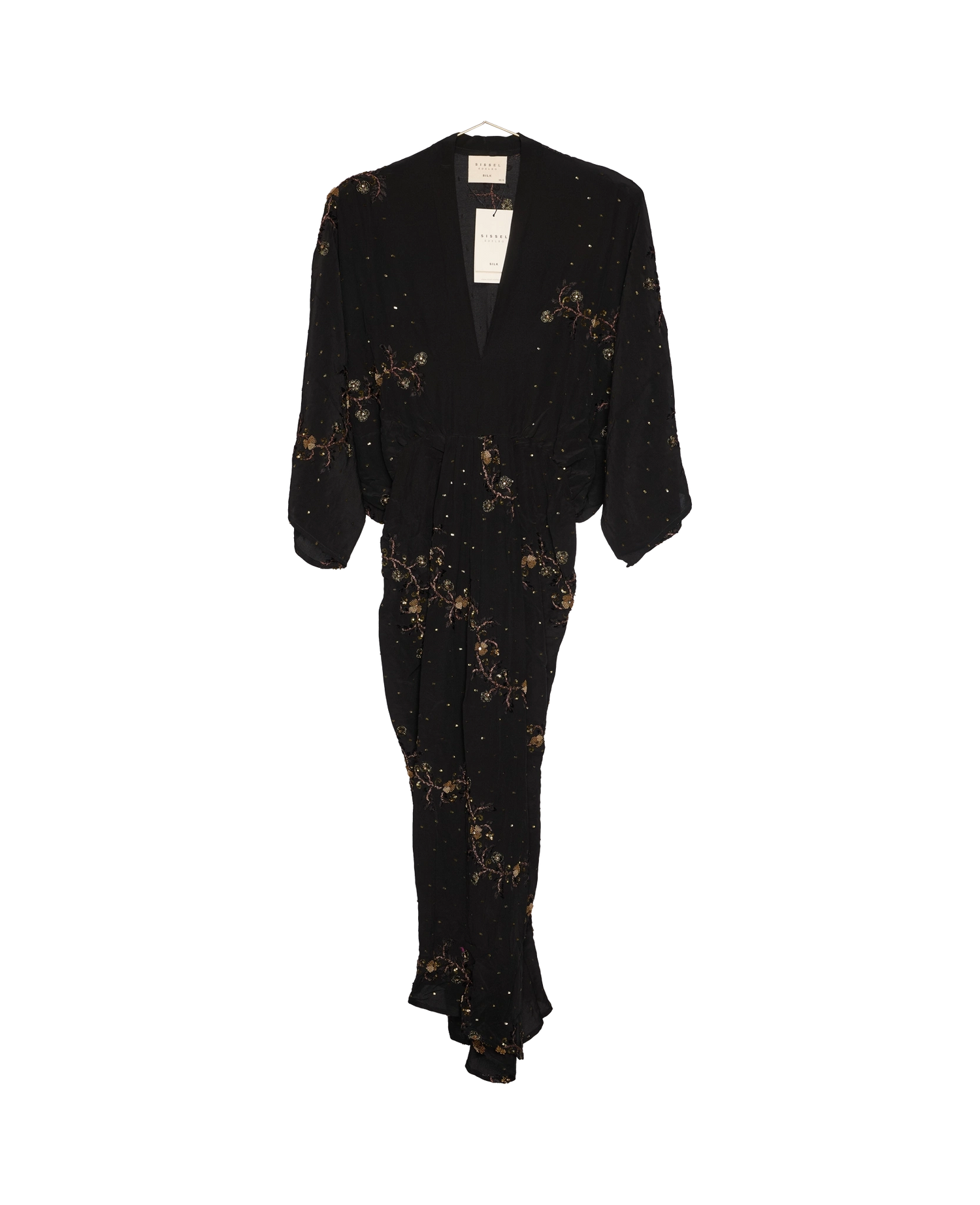 Juno SILK Dress Sparkling Black - No. 20