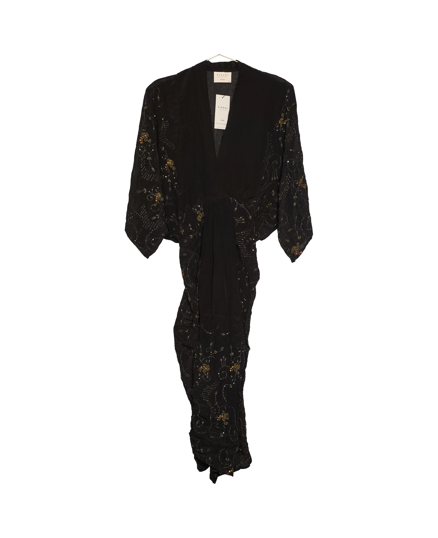 Juno SILK Dress Sparkling Black - No. 36