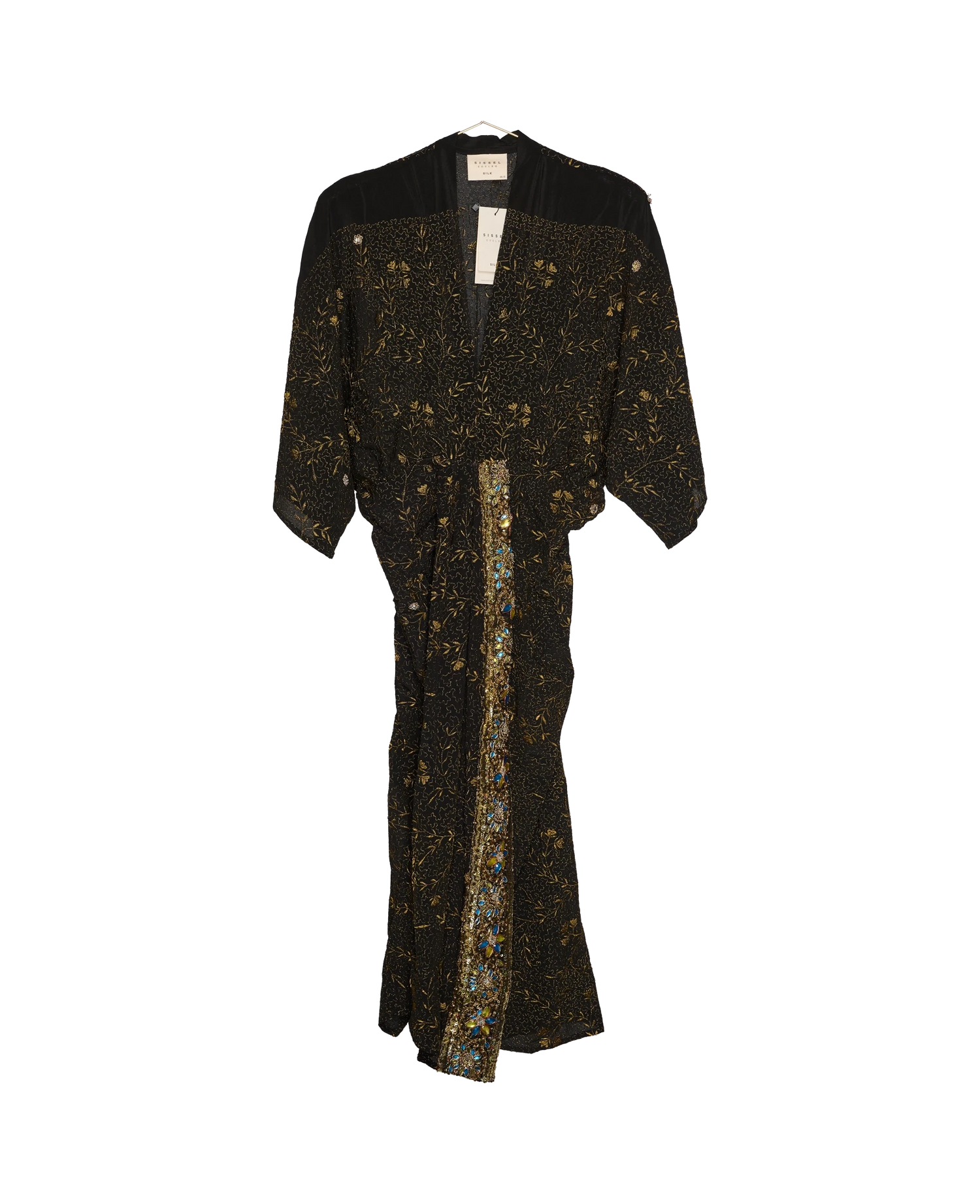 Juno SILK Dress Sparkling Black - No. 51
