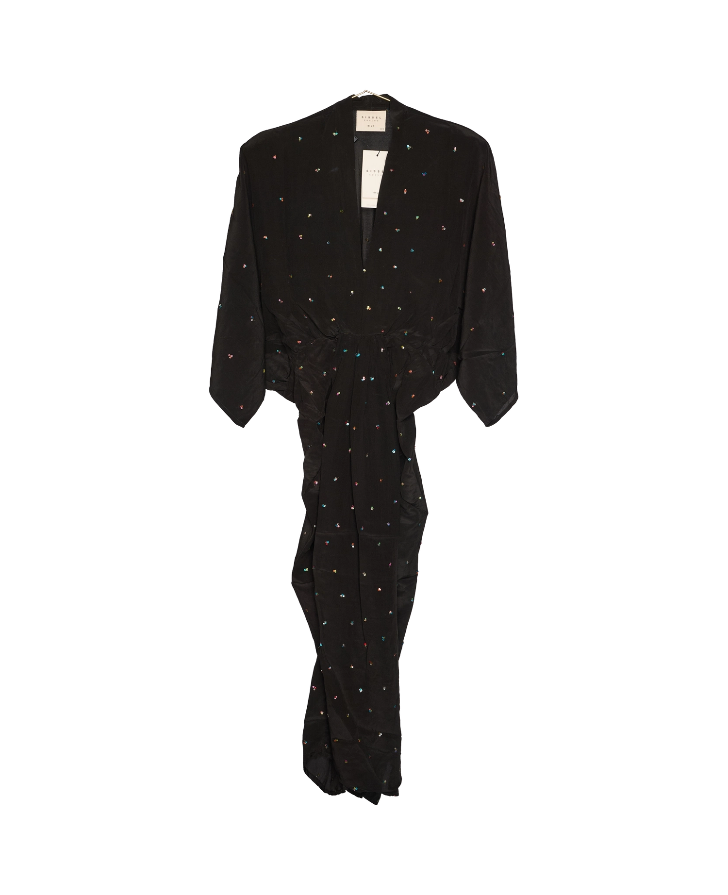 Juno SILK Dress Sparkling Black - No. 52