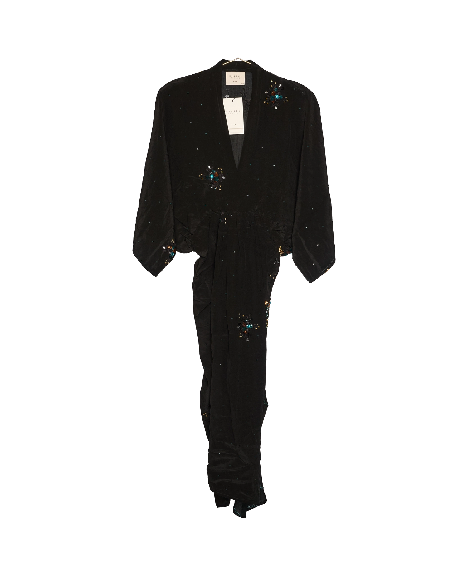 Juno SILK Dress Sparkling Black - No. 53
