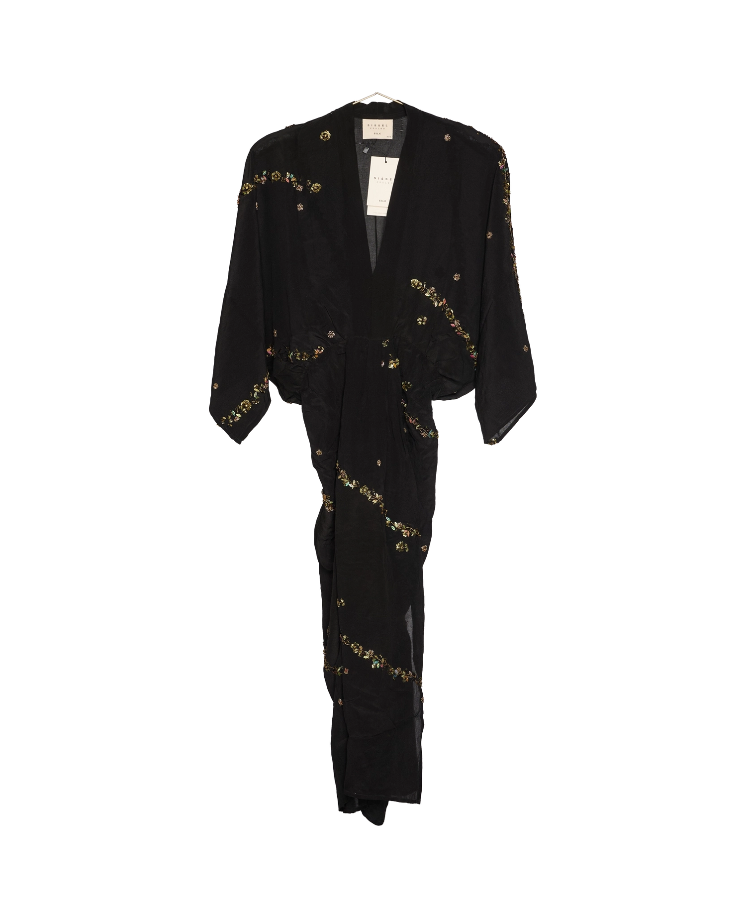 Juno SILK Dress Sparkling Black - No. 57