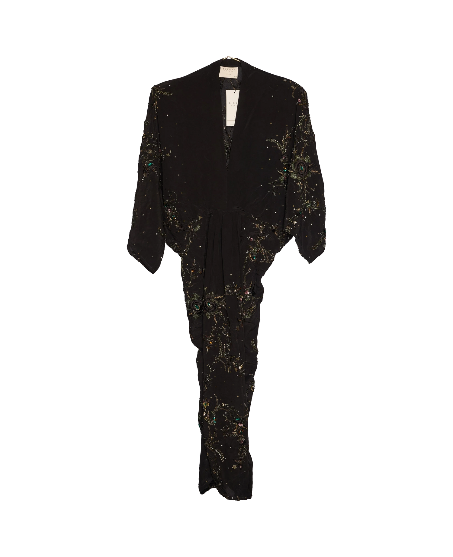 Juno SILK Dress Sparkling Black - No. 59