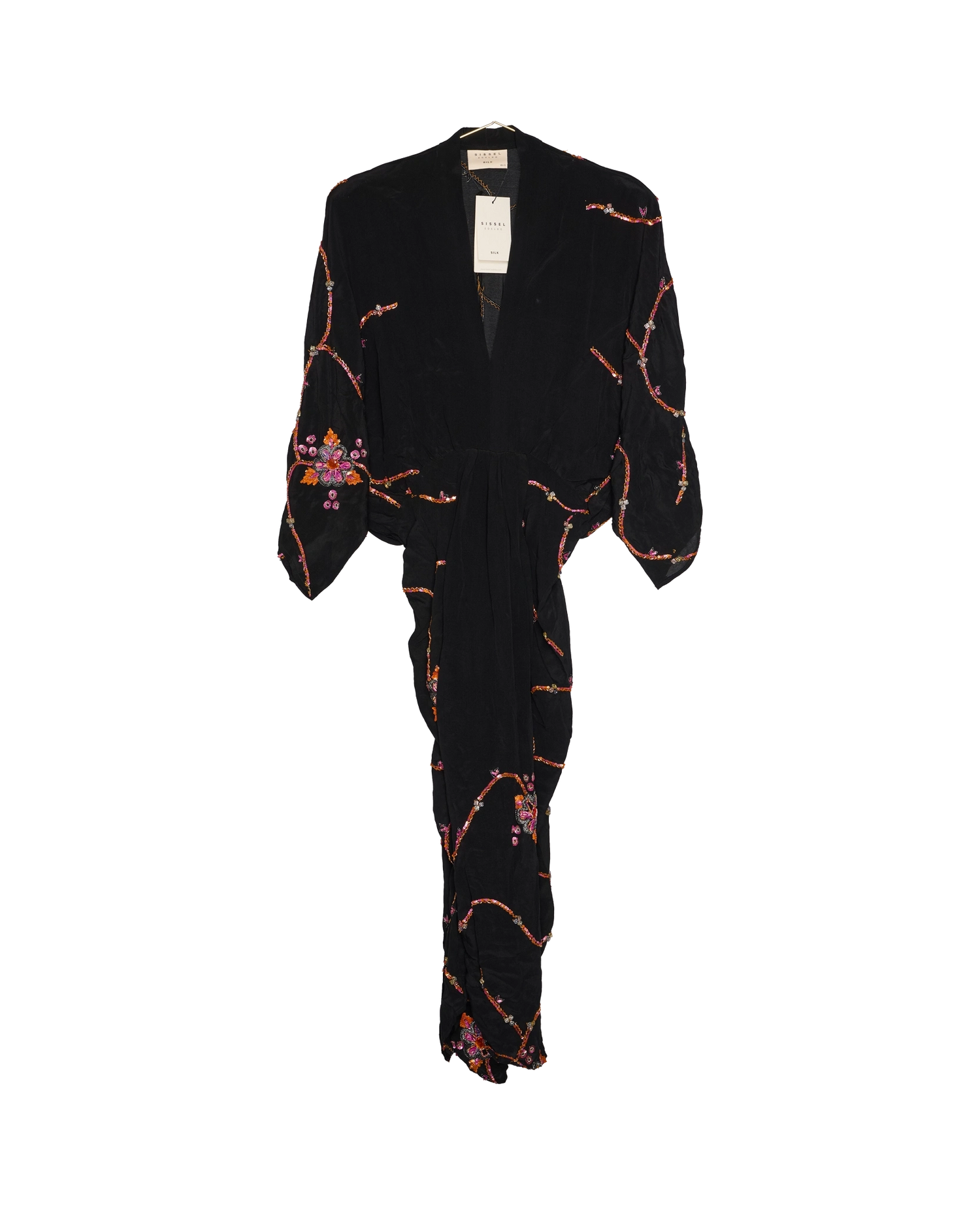 Juno SILK Dress Sparkling Black - No. 63