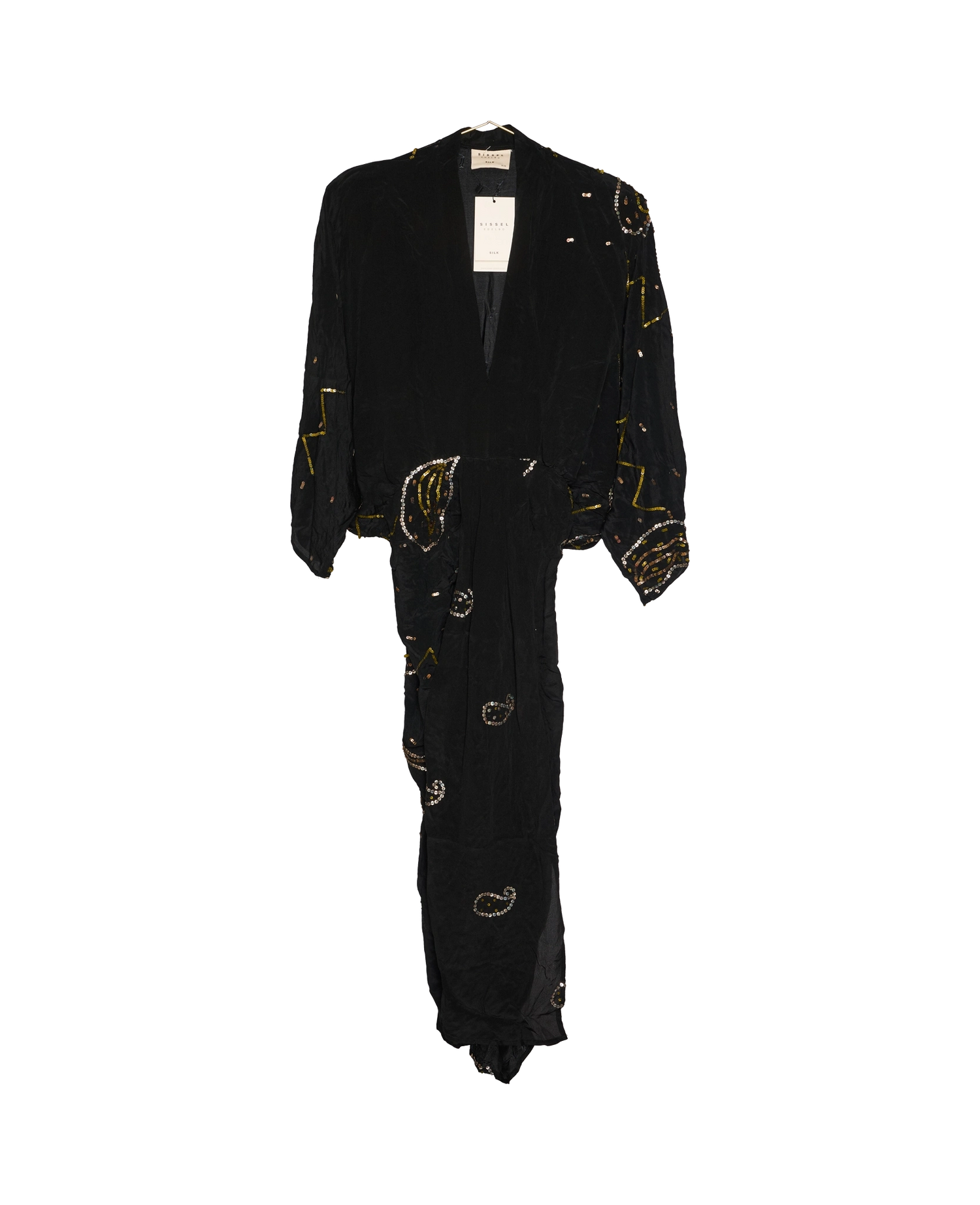 Juno SILK Dress Sparkling Black - No. 67