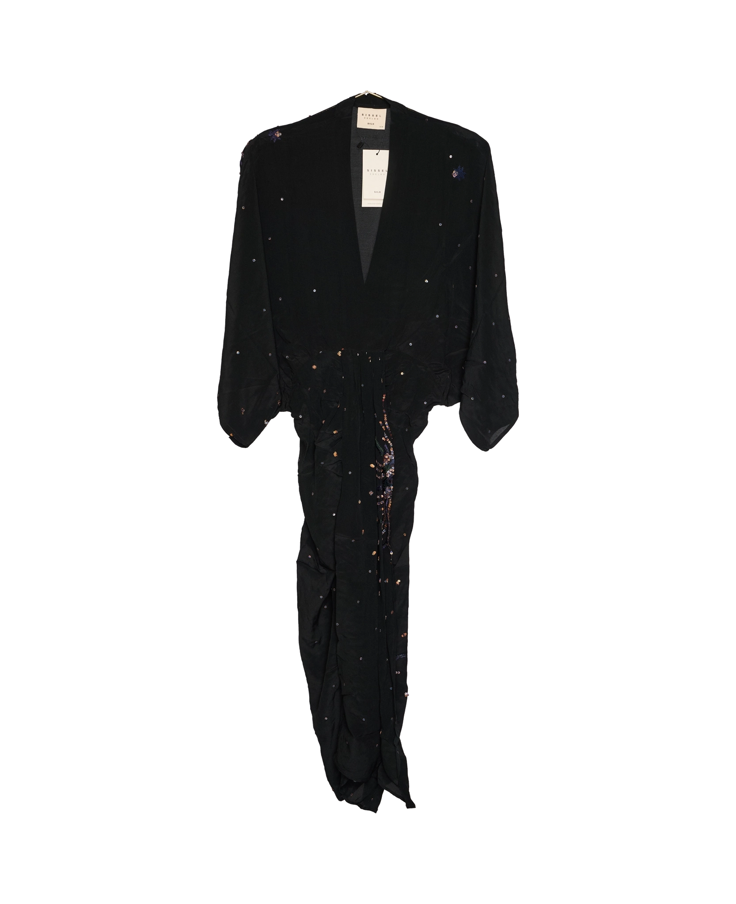 Juno SILK Dress Sparkling Black - No. 69