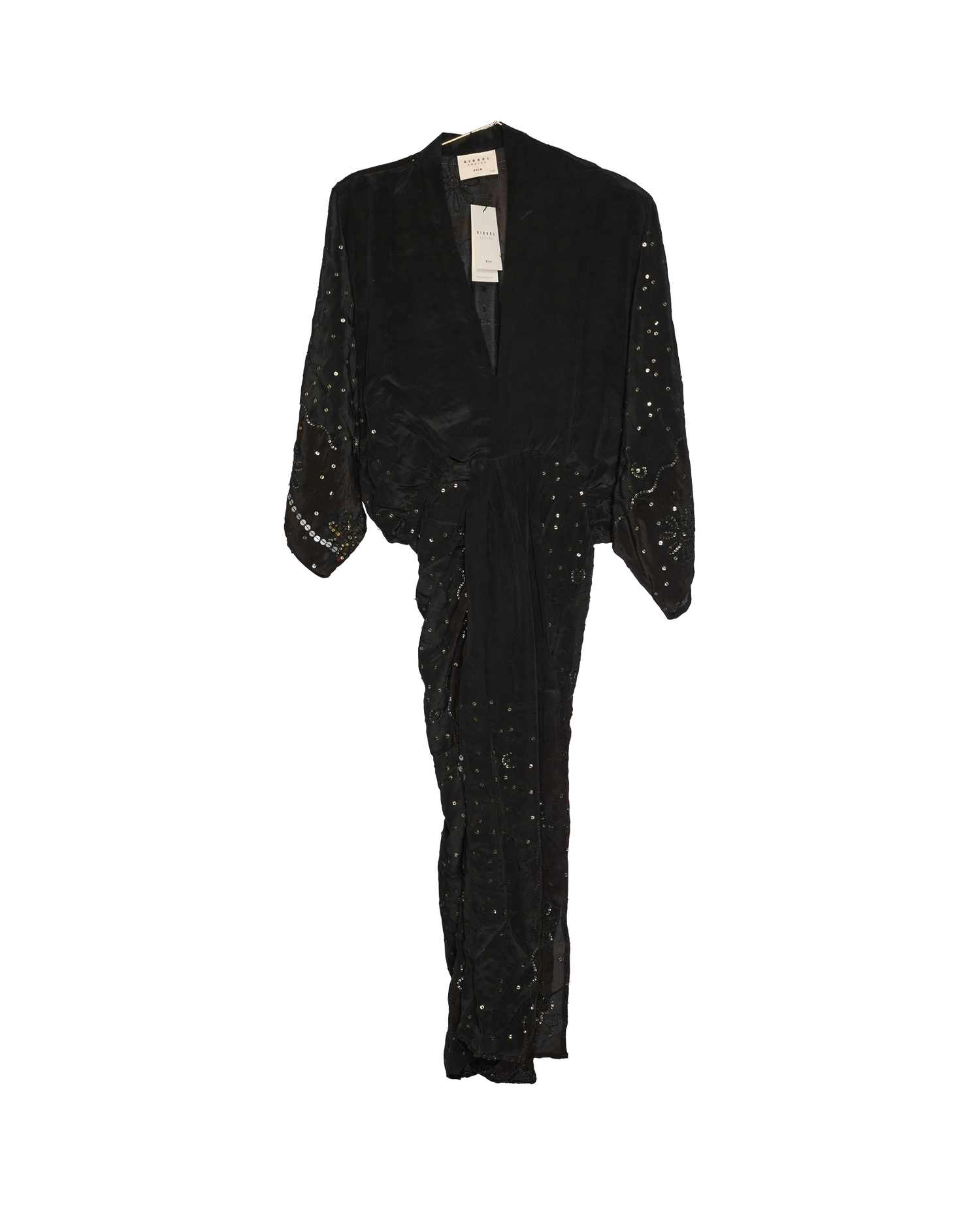 Juno SILK Dress Sparkling Black - No. 72