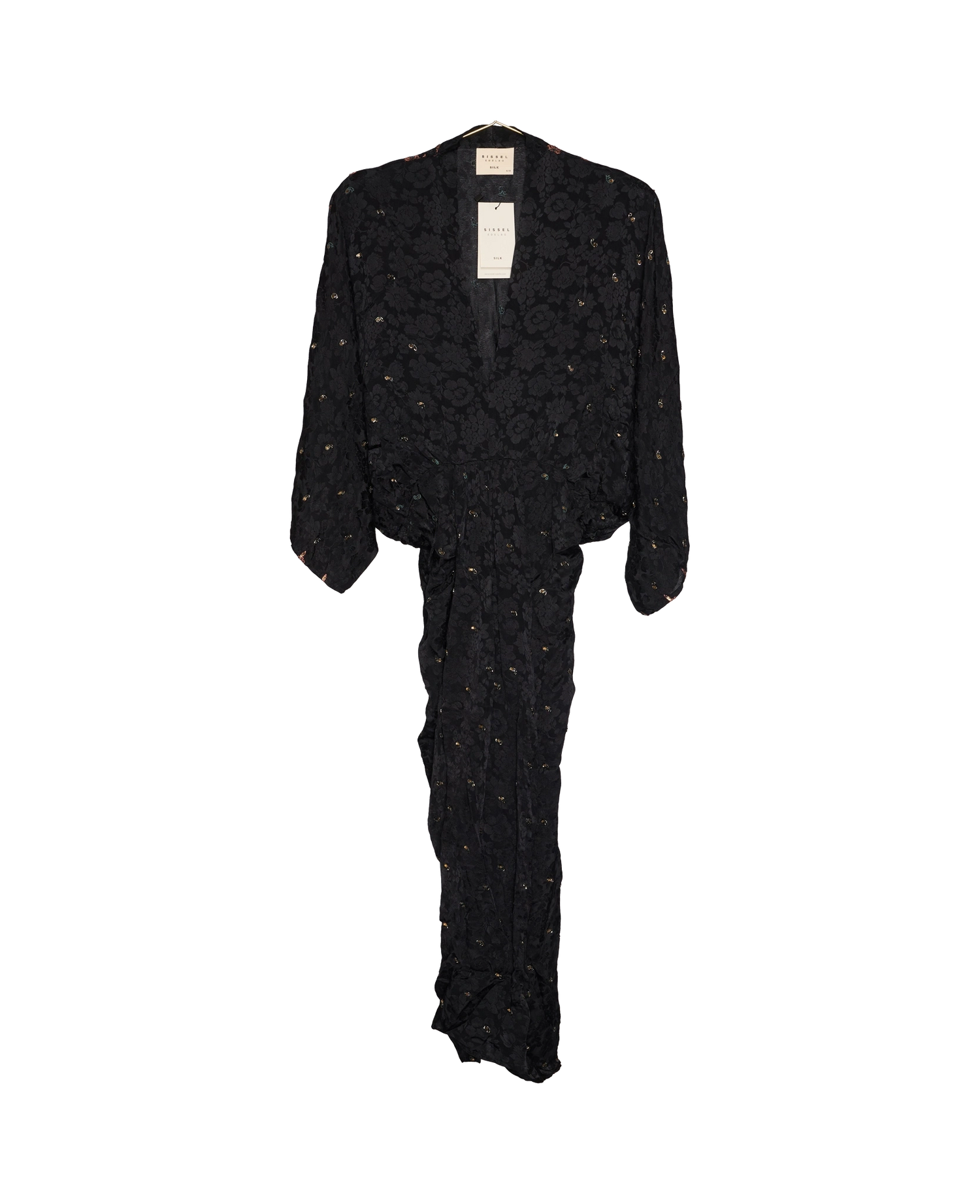 Juno SILK Dress Sparkling Black - No. 74