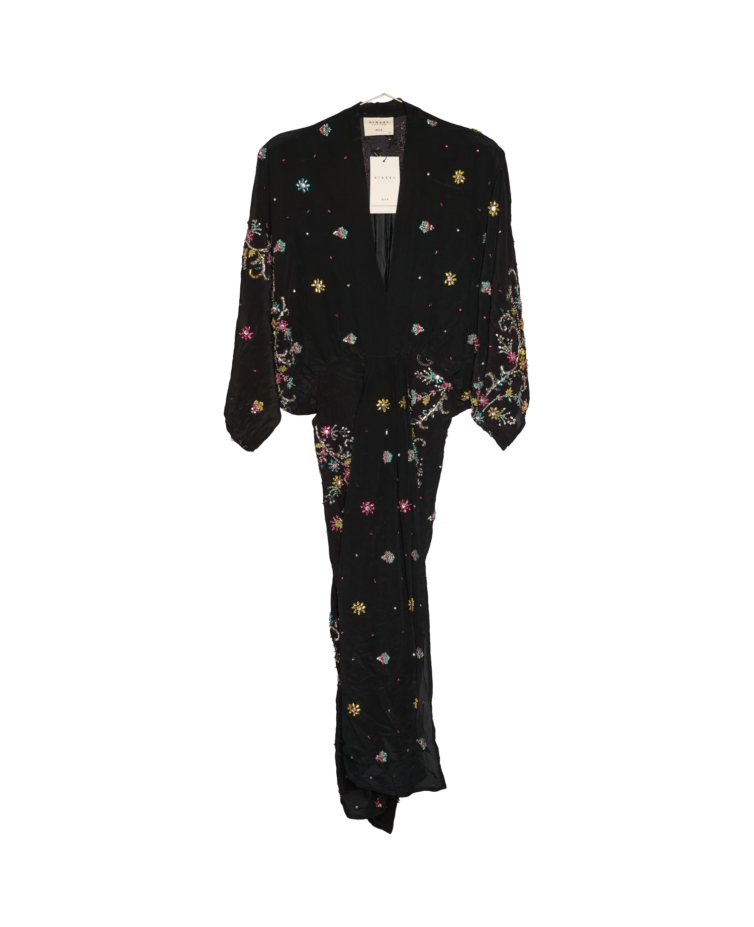 Juno SILK Dress Sparkling Black - No. 83