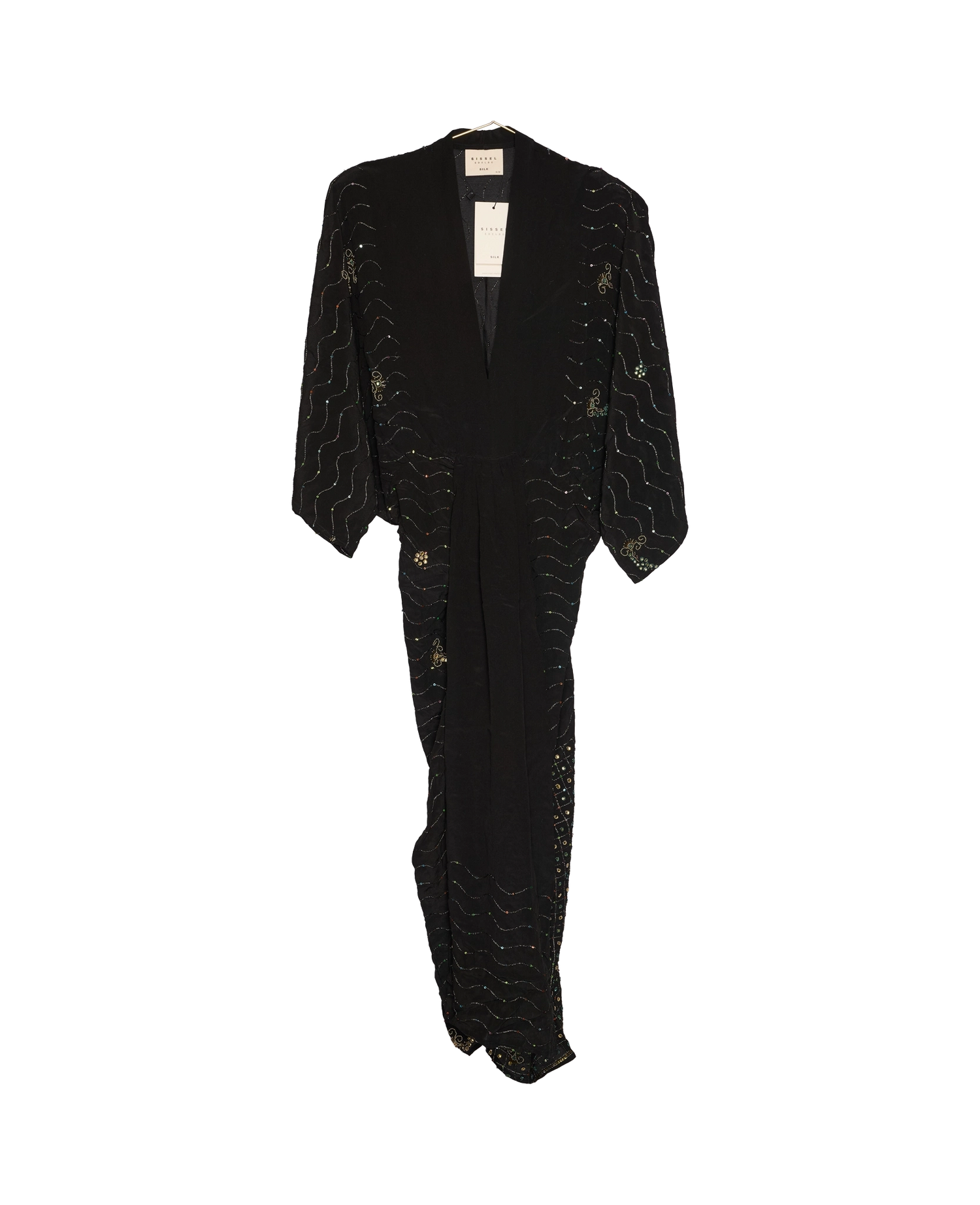 Juno SILK Dress Sparkling Black - No. 87
