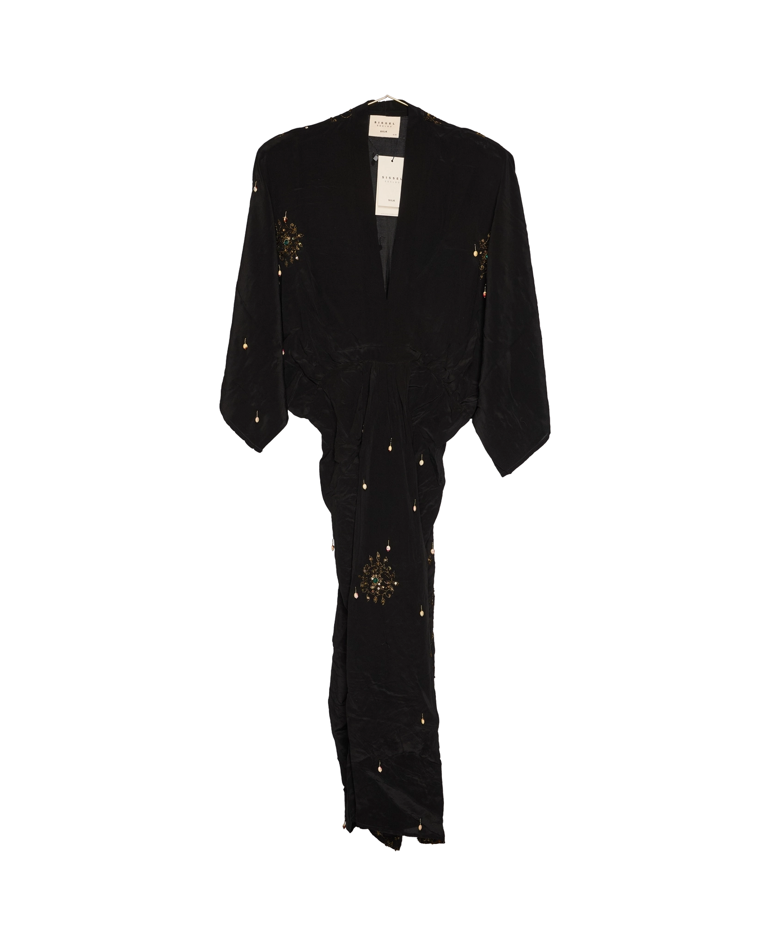 Juno SILK Dress Sparkling Black - No. 91