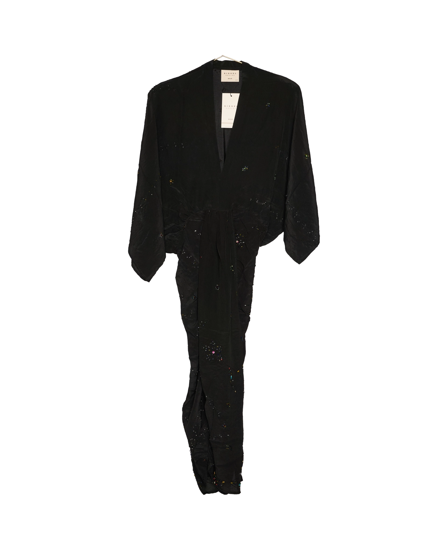Juno SILK Dress Sparkling Black - No. 94
