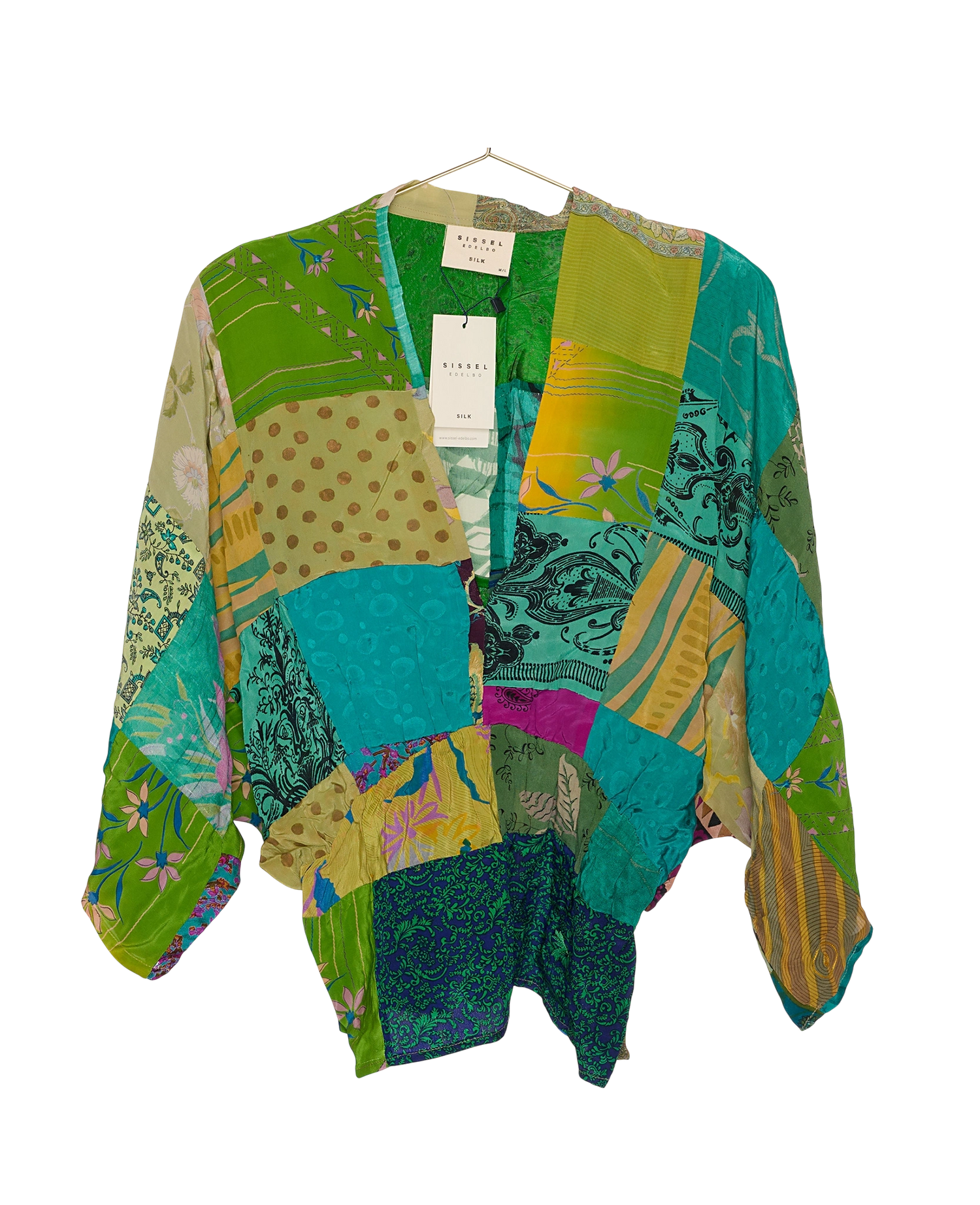 Juno SILK Patchwork Top - No. 269