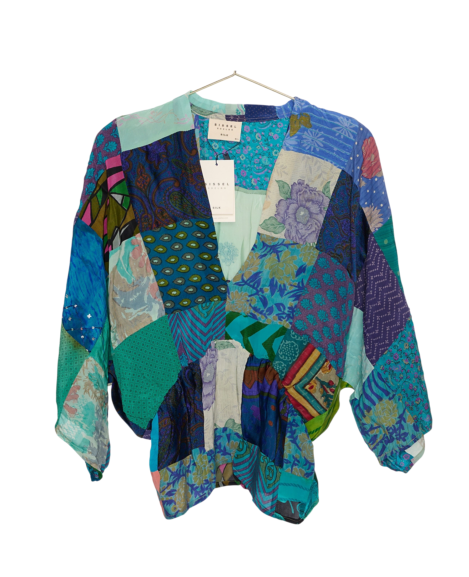 Juno SILK Patchwork Top - No. 273