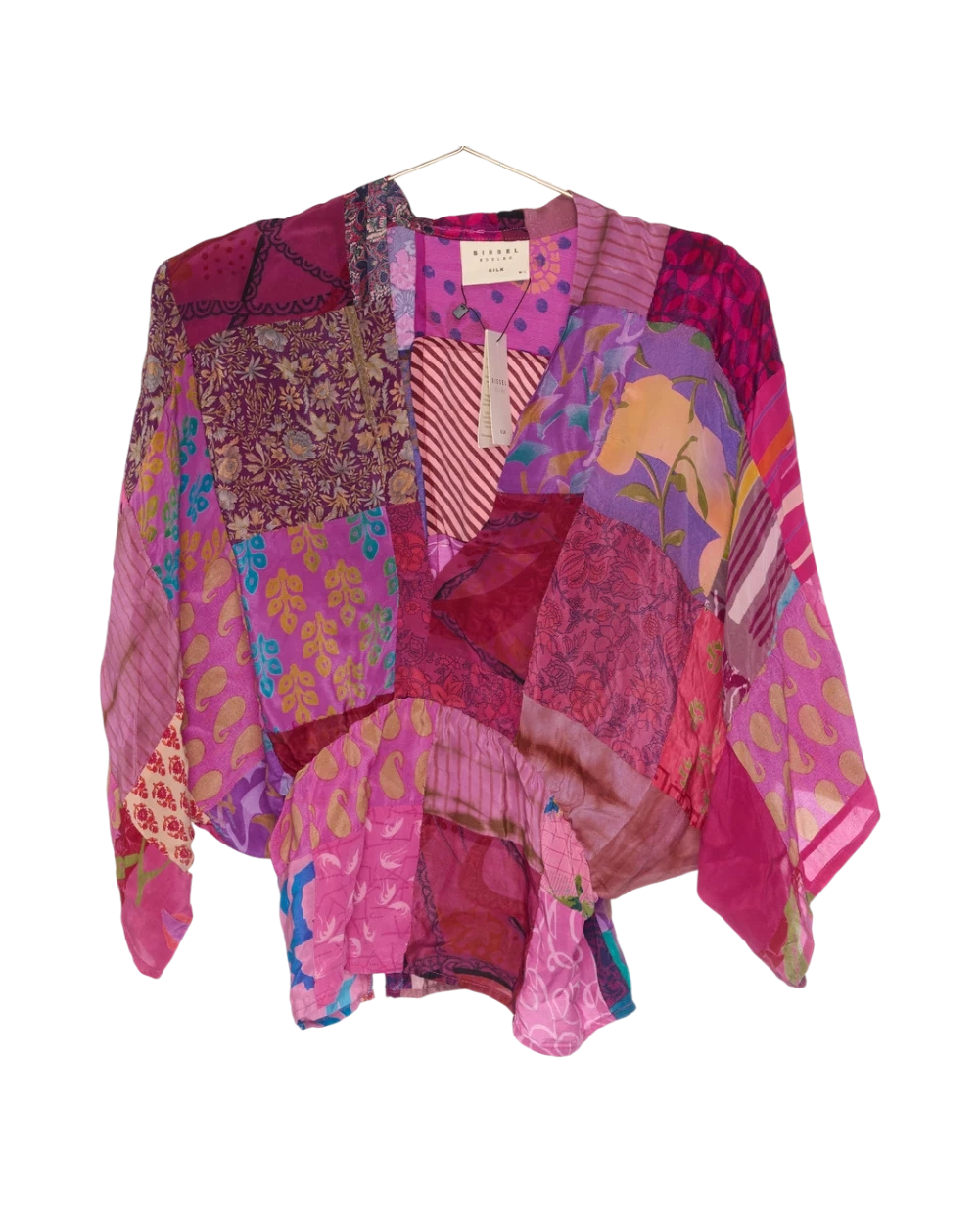 Juno SILK Patchwork Top - No. 296