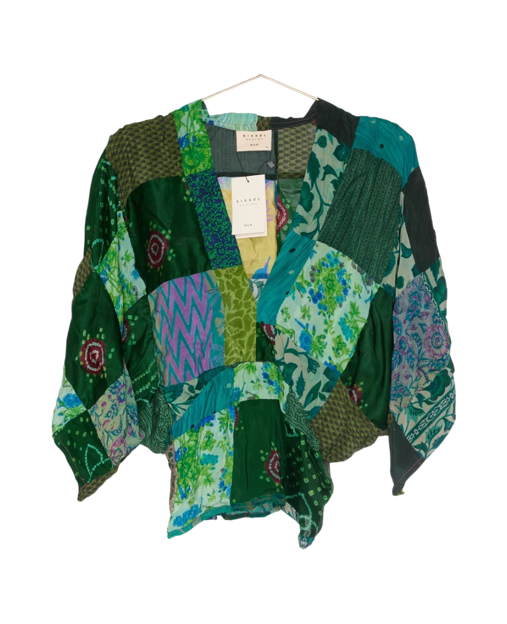 Juno SILK Patchwork Top - No. 297