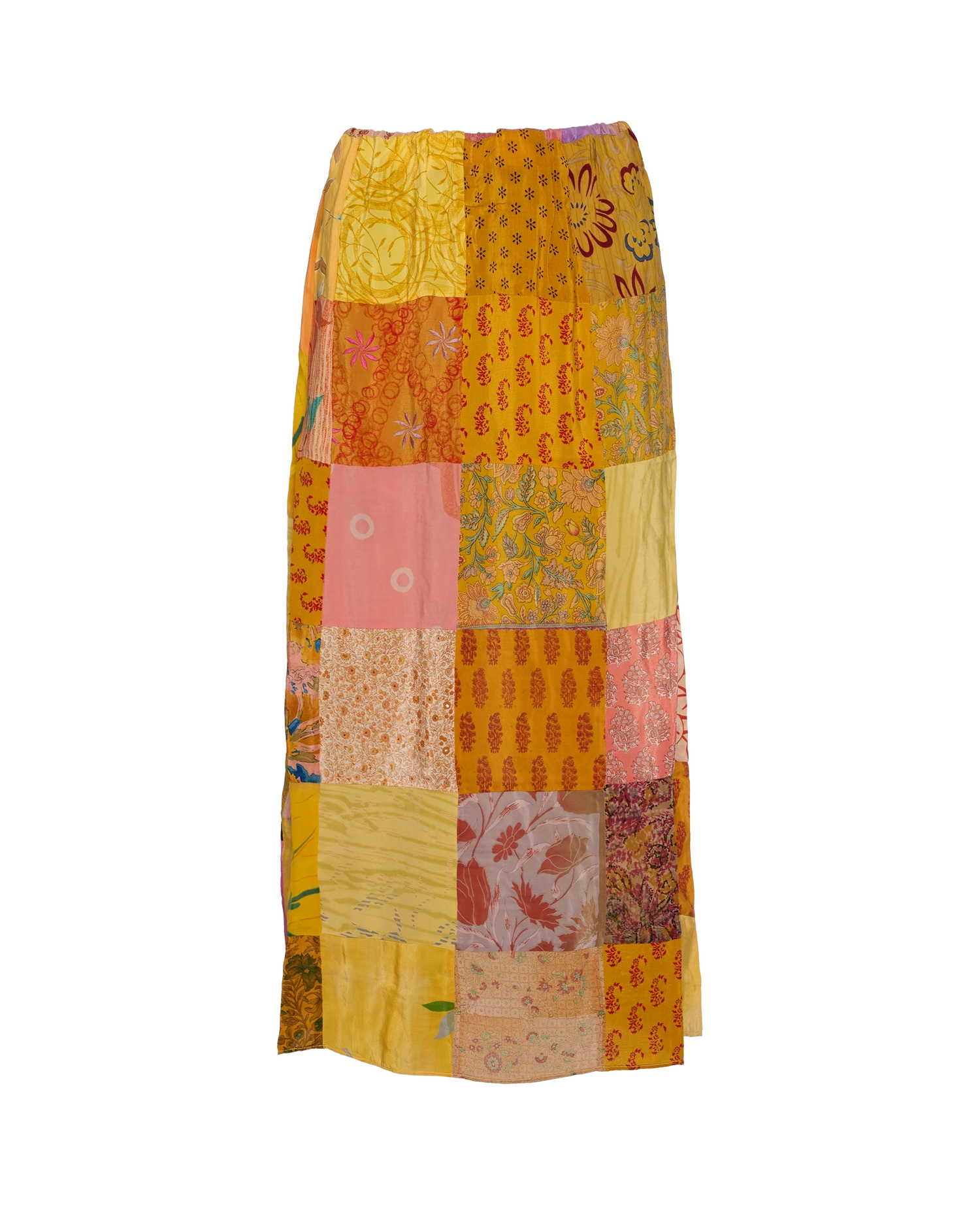Maddie SILK Patchwork Skirt - No. 10