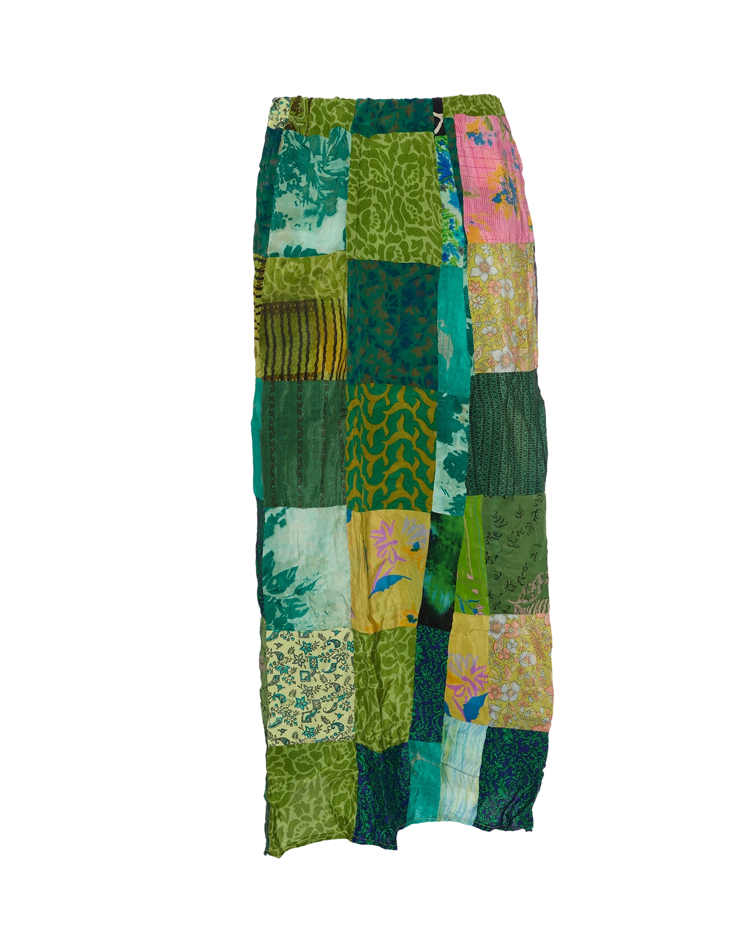 Maddie SILK Patchwork Skirt - No. 102