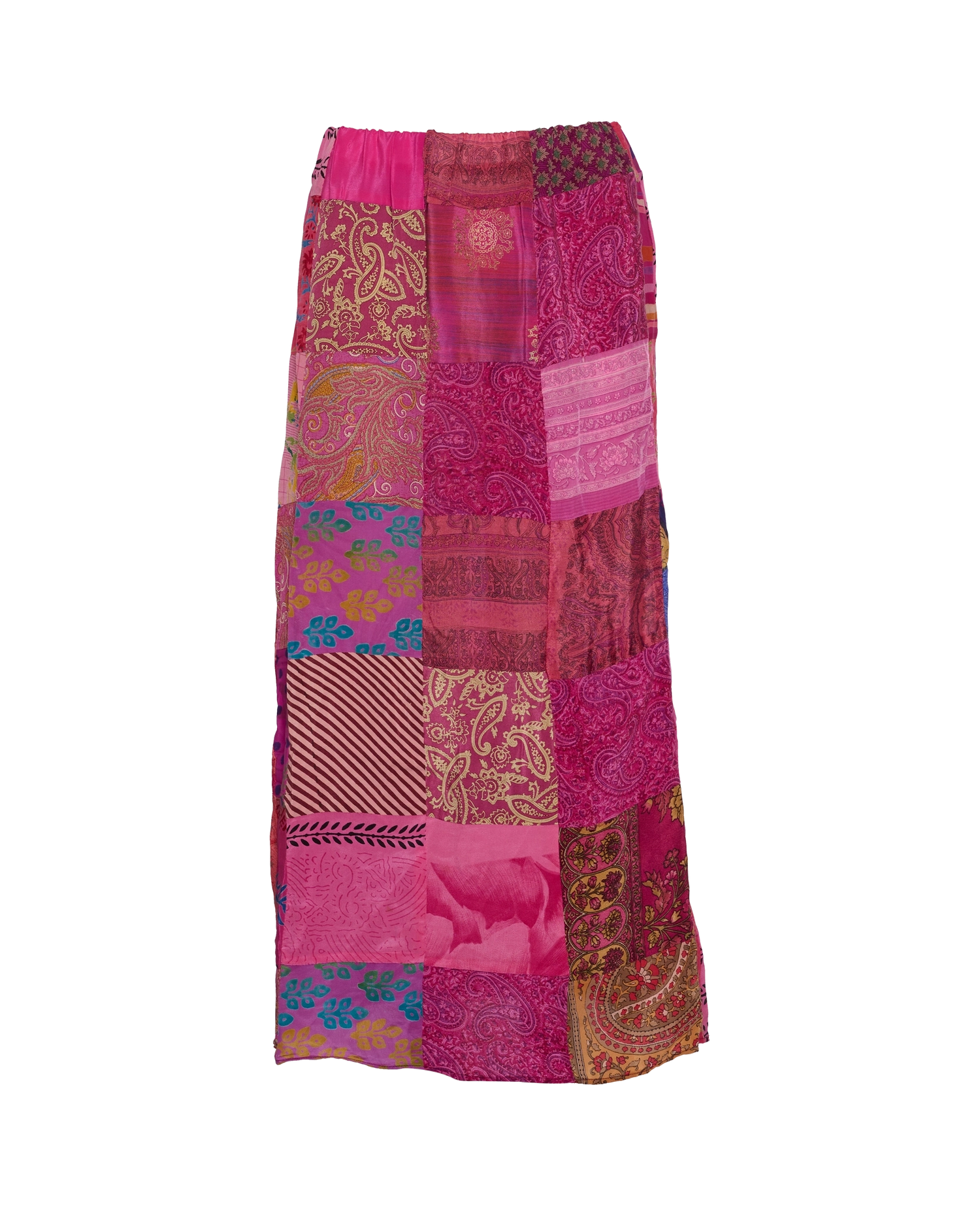 Maddie SILK Patchwork Skirt - No. 12