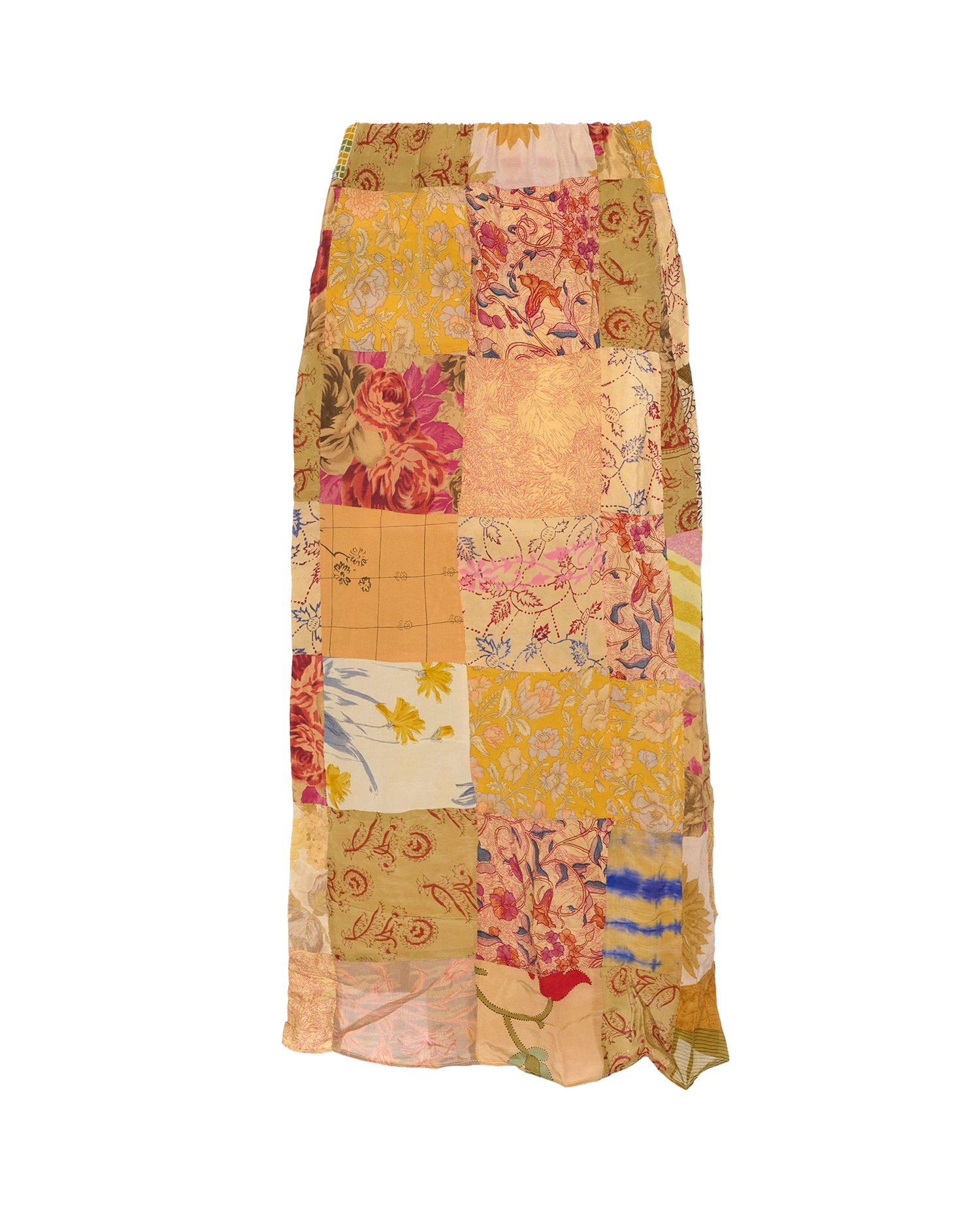 Maddie SILK Patchwork Skirt - No. 120
