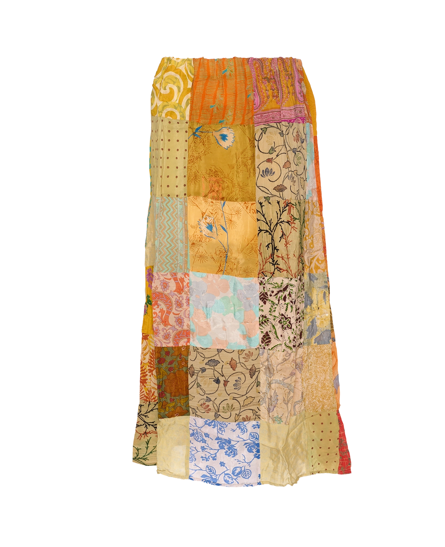 Maddie SILK Patchwork Skirt - No. 131