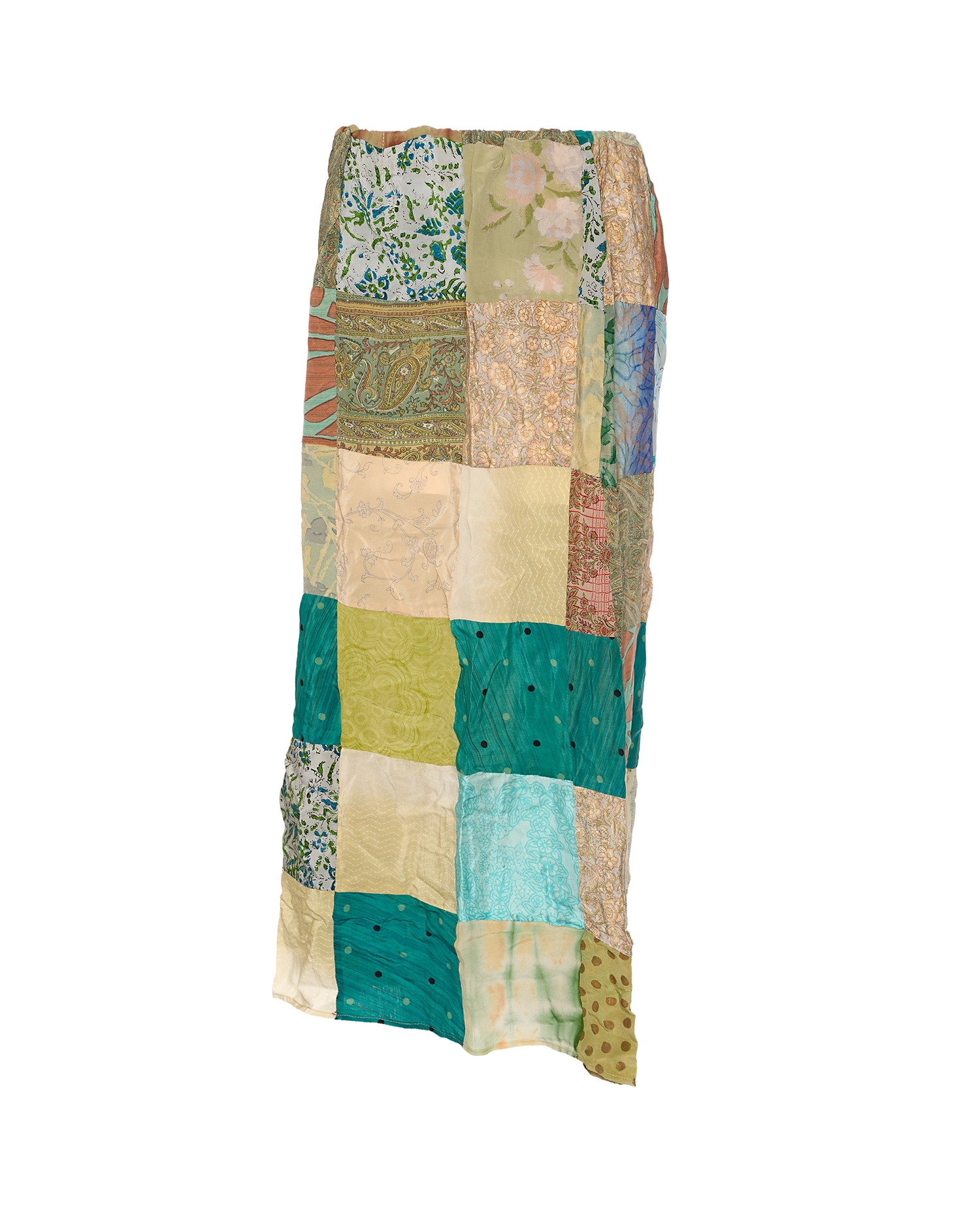 Maddie SILK Patchwork Skirt - No. 135