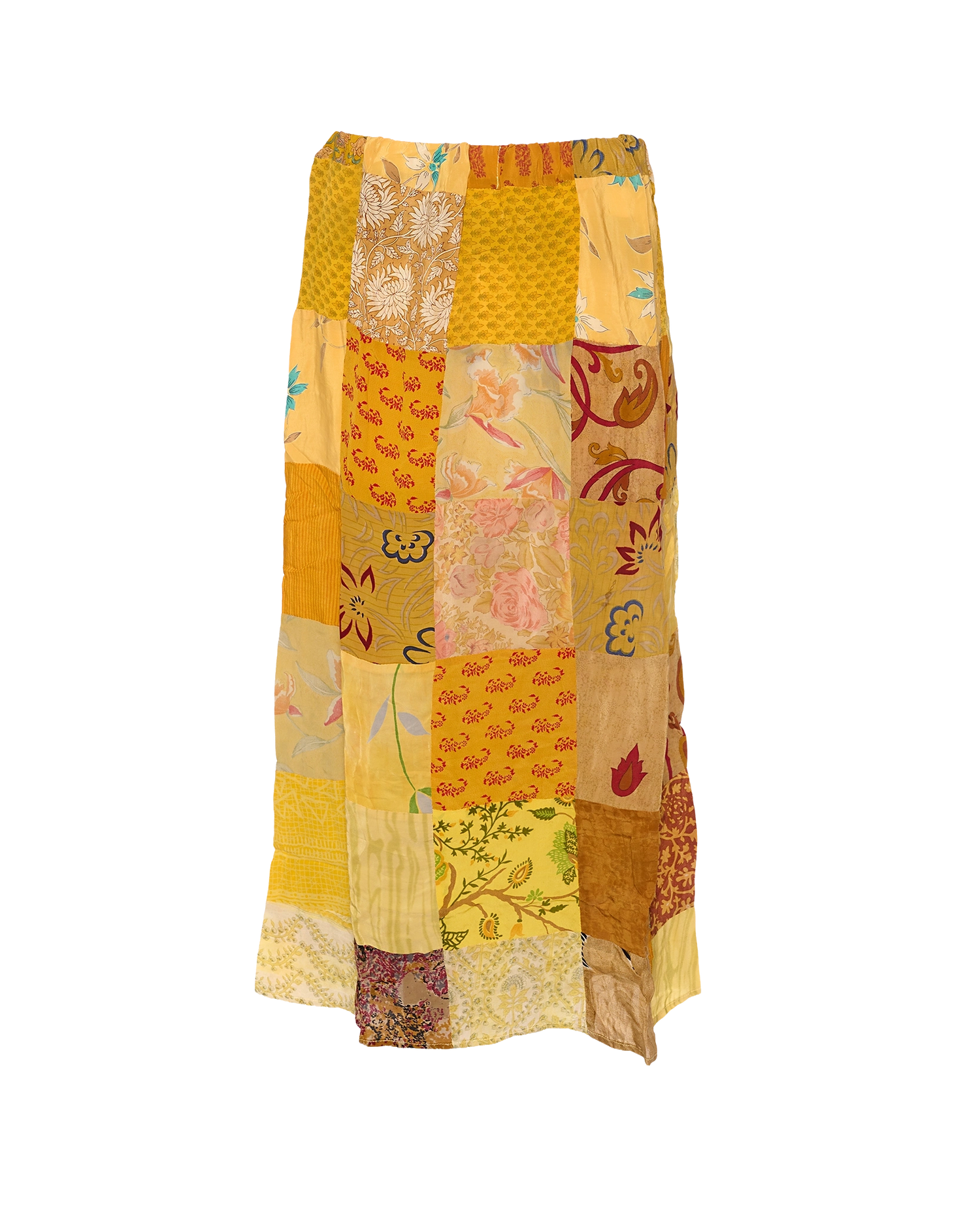 Maddie SILK Patchwork Skirt - No. 146
