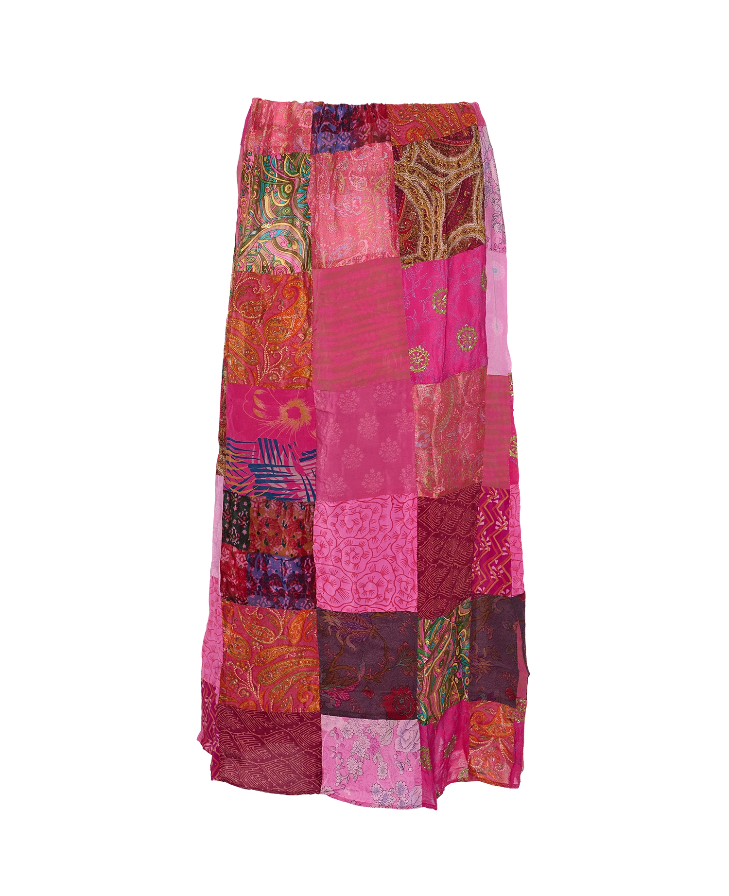 Maddie SILK Patchwork Skirt - No. 148