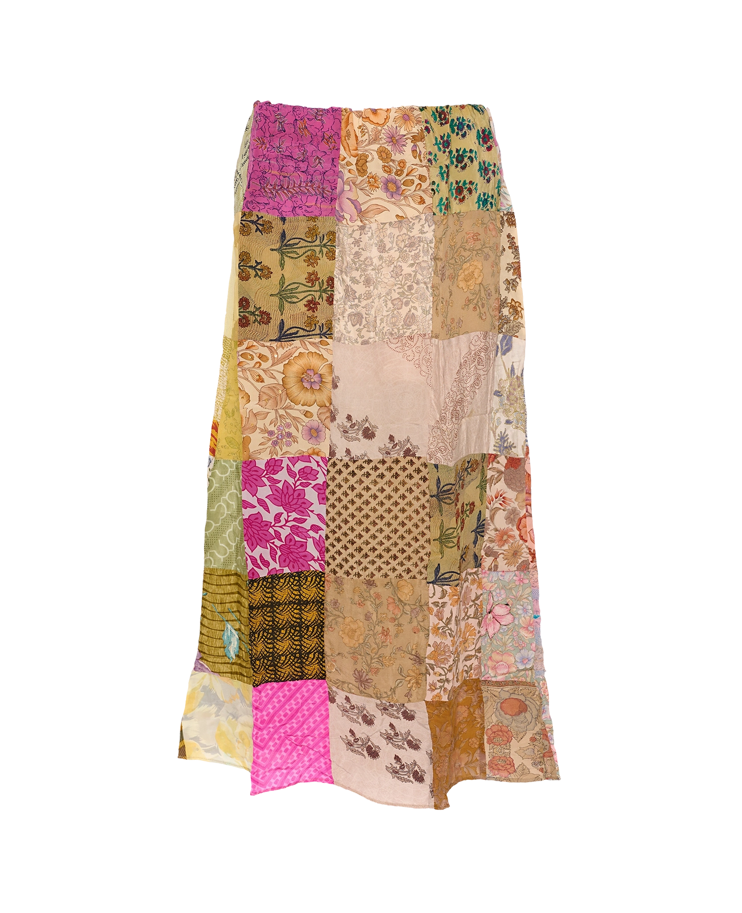 Maddie SILK Patchwork Skirt - No. 149