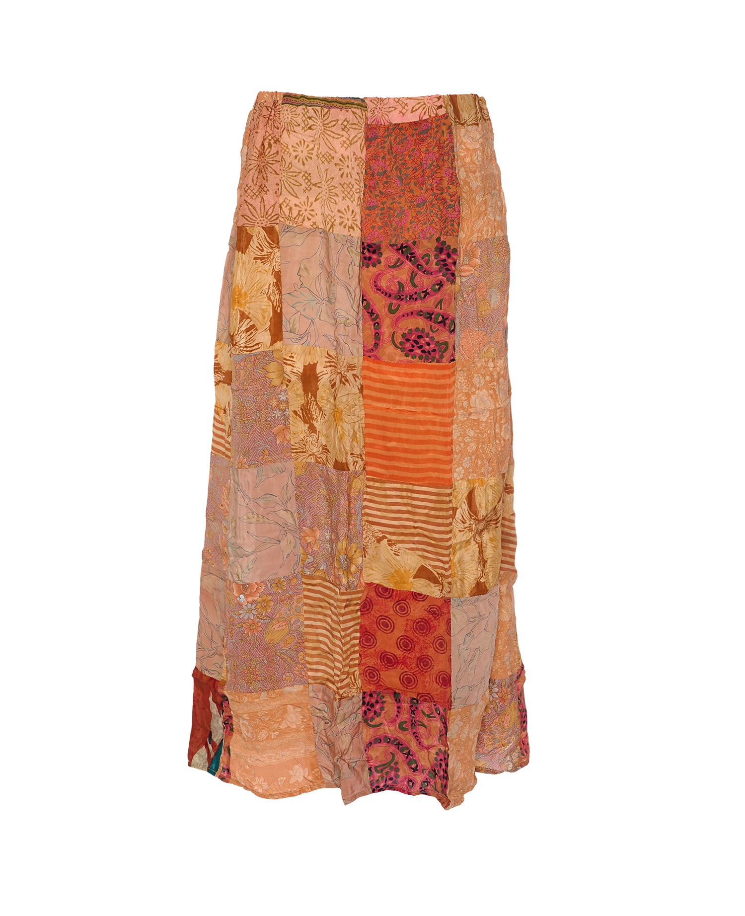 Maddie SILK Patchwork Skirt - No. 160