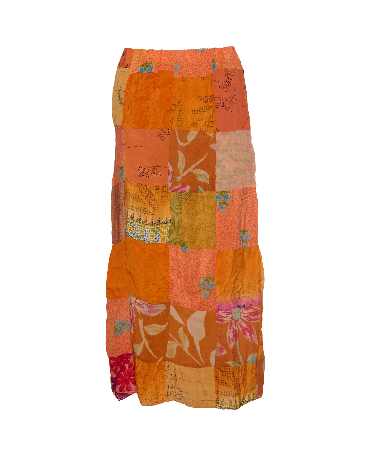 Maddie SILK Patchwork Skirt - No. 28