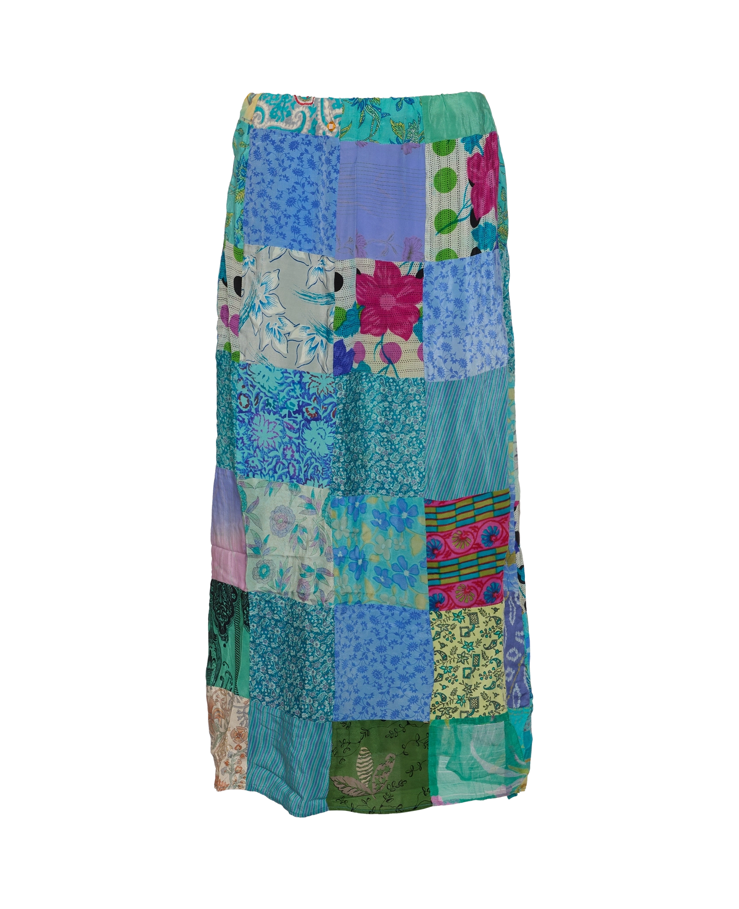 Maddie SILK Patchwork Skirt - No. 33