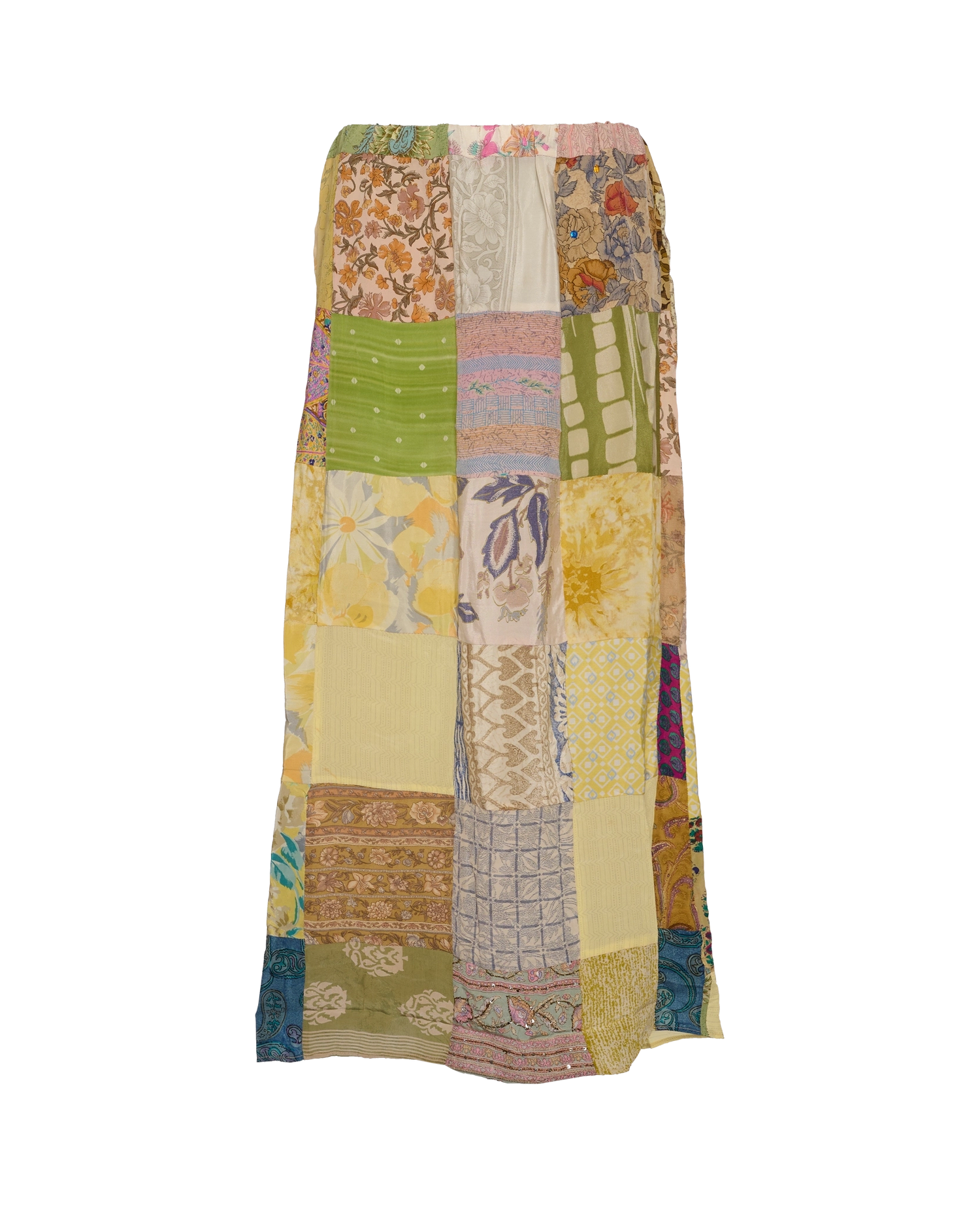 Maddie SILK Patchwork Skirt - No. 37